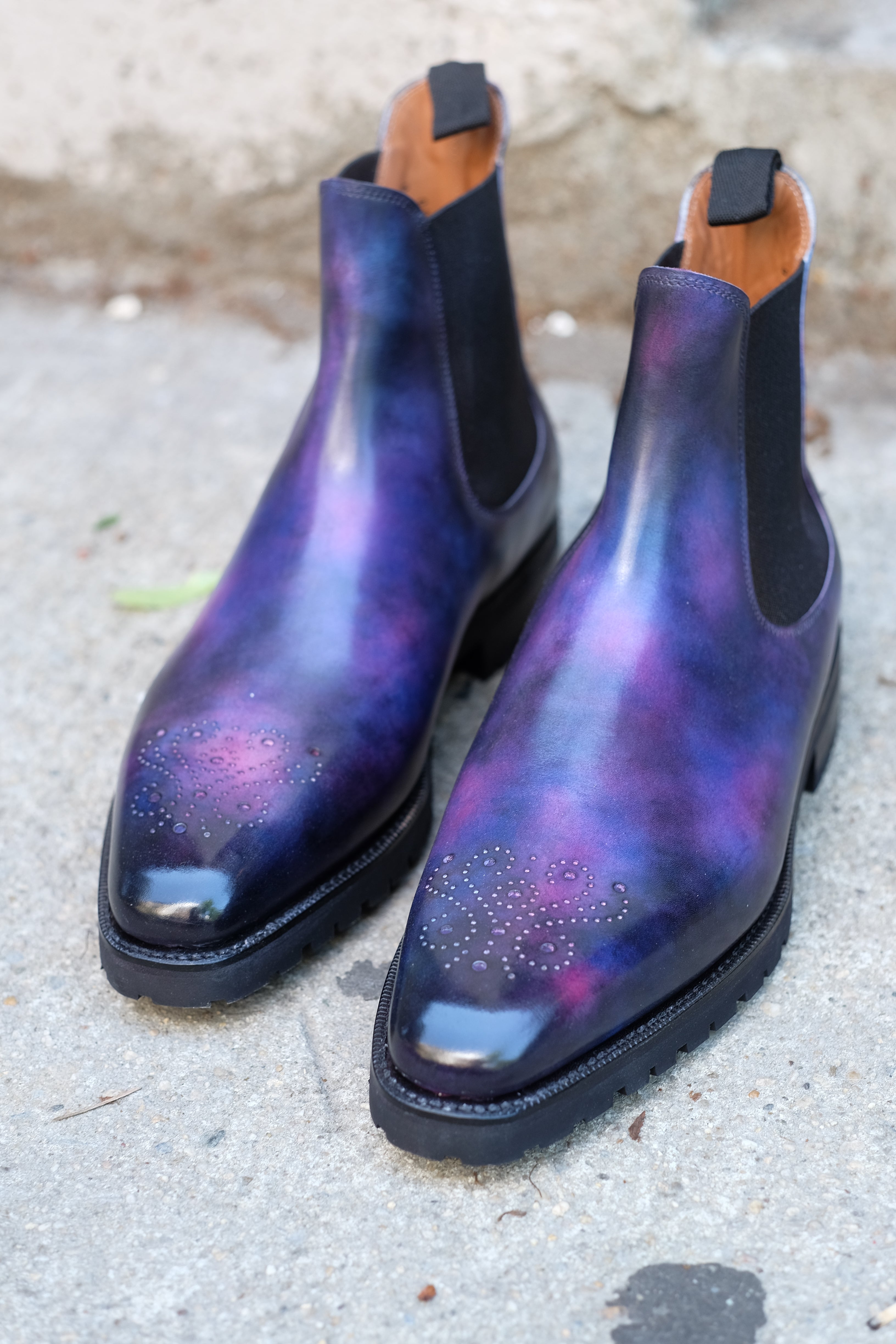 Patina Pyrenea - MTO - Highland-Made To Order Chelsea Boots-J.FitzPatrick Footwear