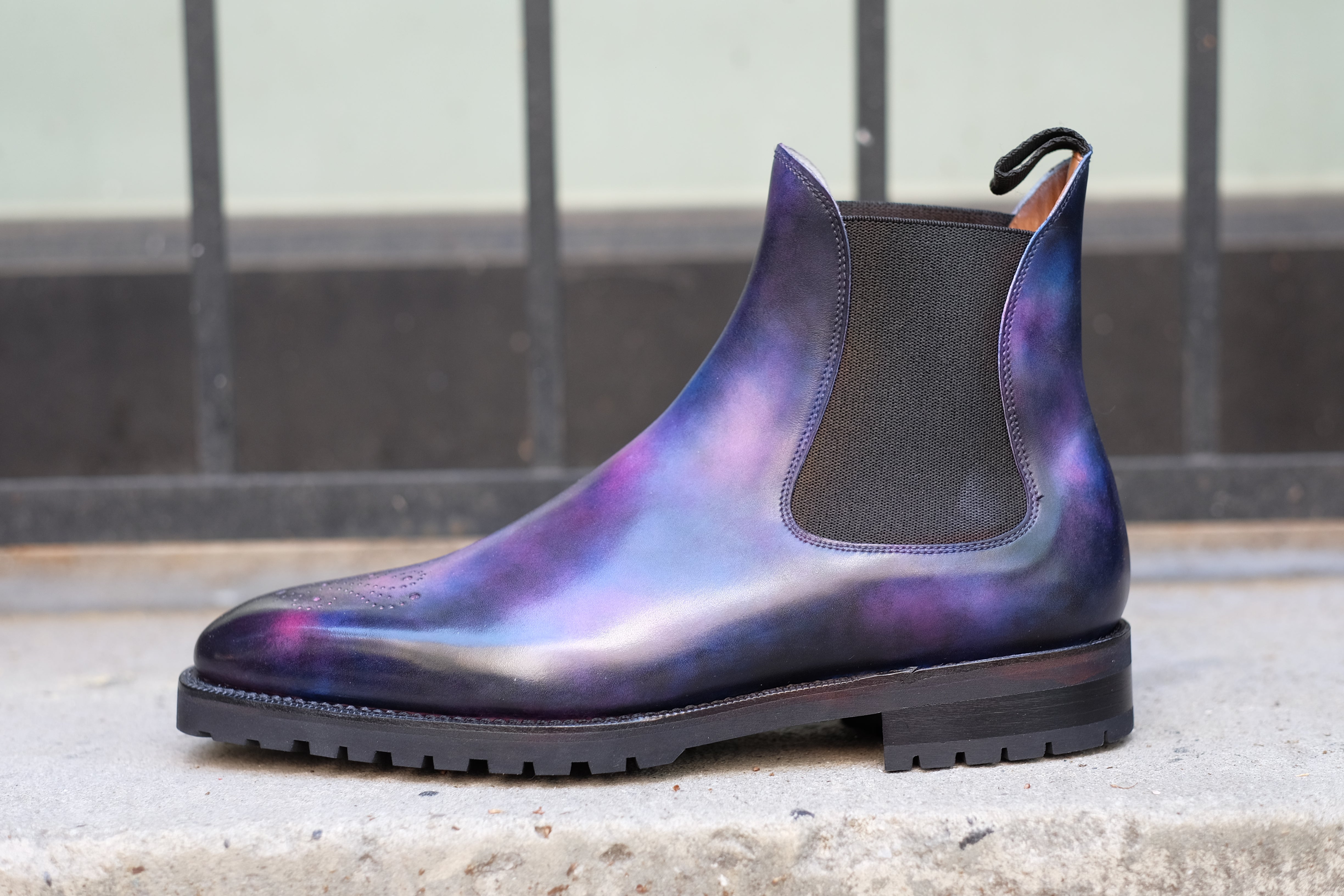 Patina Pyrenea - MTO - Highland-Made To Order Chelsea Boots-J.FitzPatrick Footwear