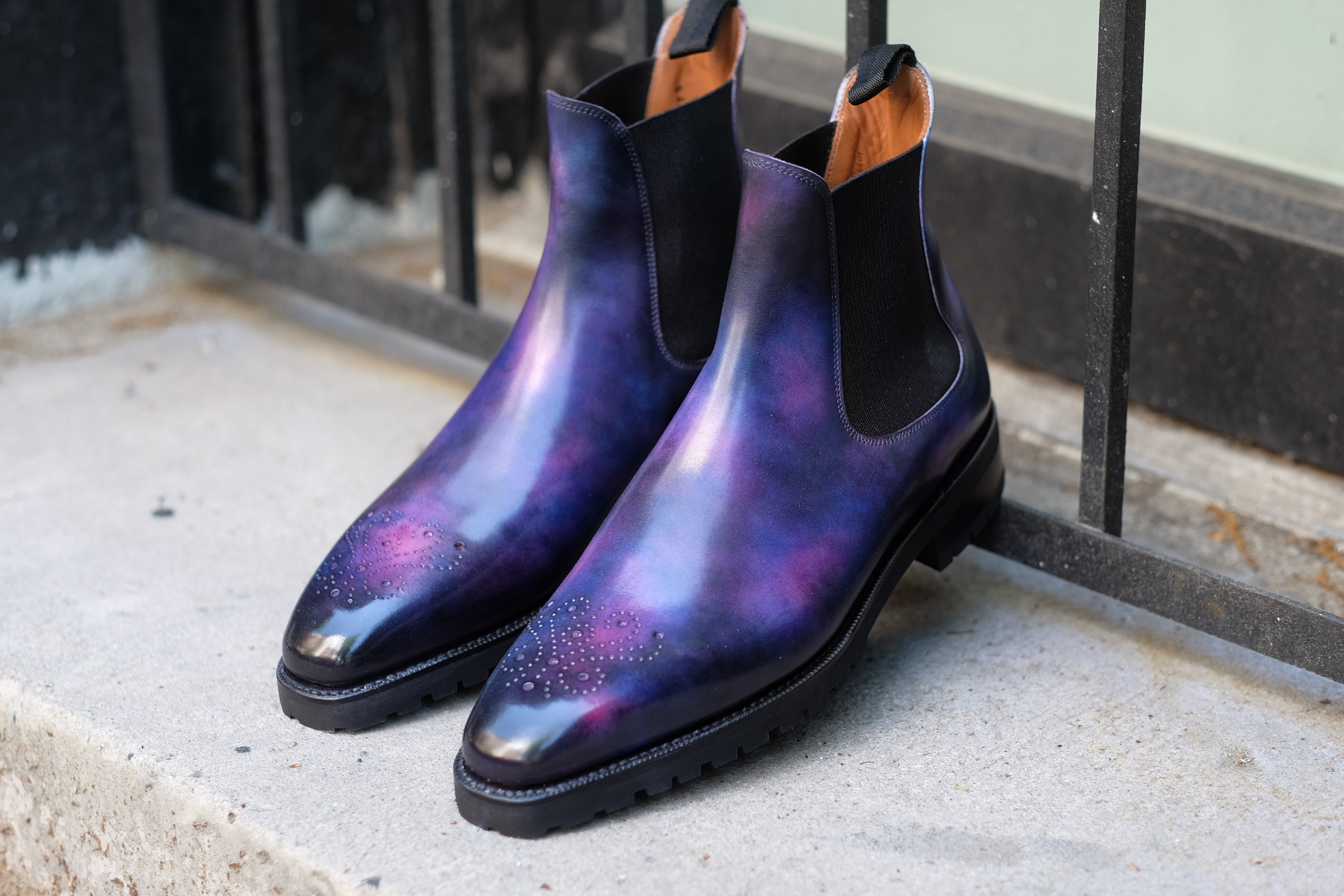 Patina Pyrenea - MTO - Highland-Made To Order Chelsea Boots-J.FitzPatrick Footwear