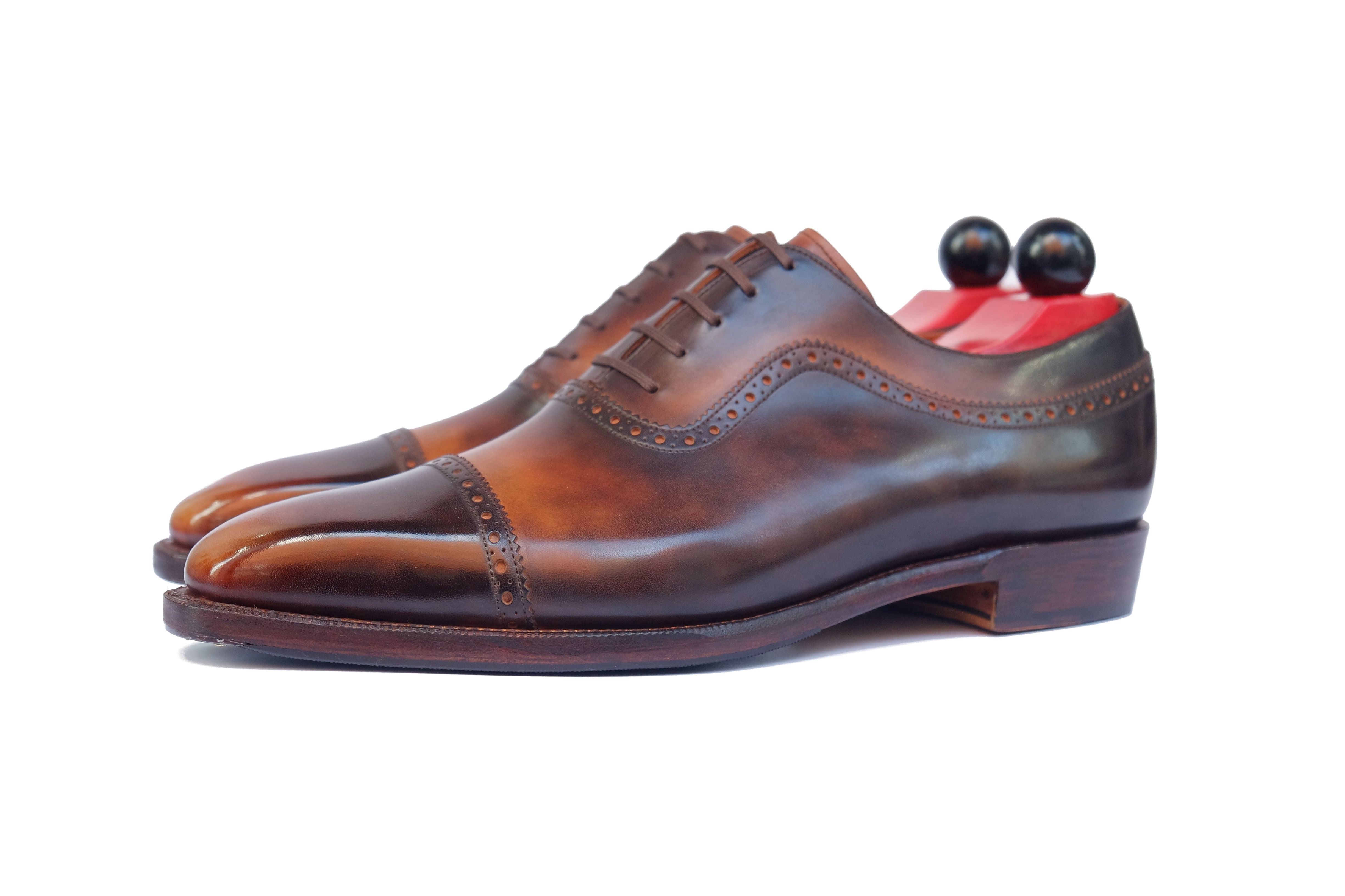 Patina Reverse Tiger's Eye - MTO - Palacio-Made To Order Oxfords Custom Patina-J.FitzPatrick Footwear