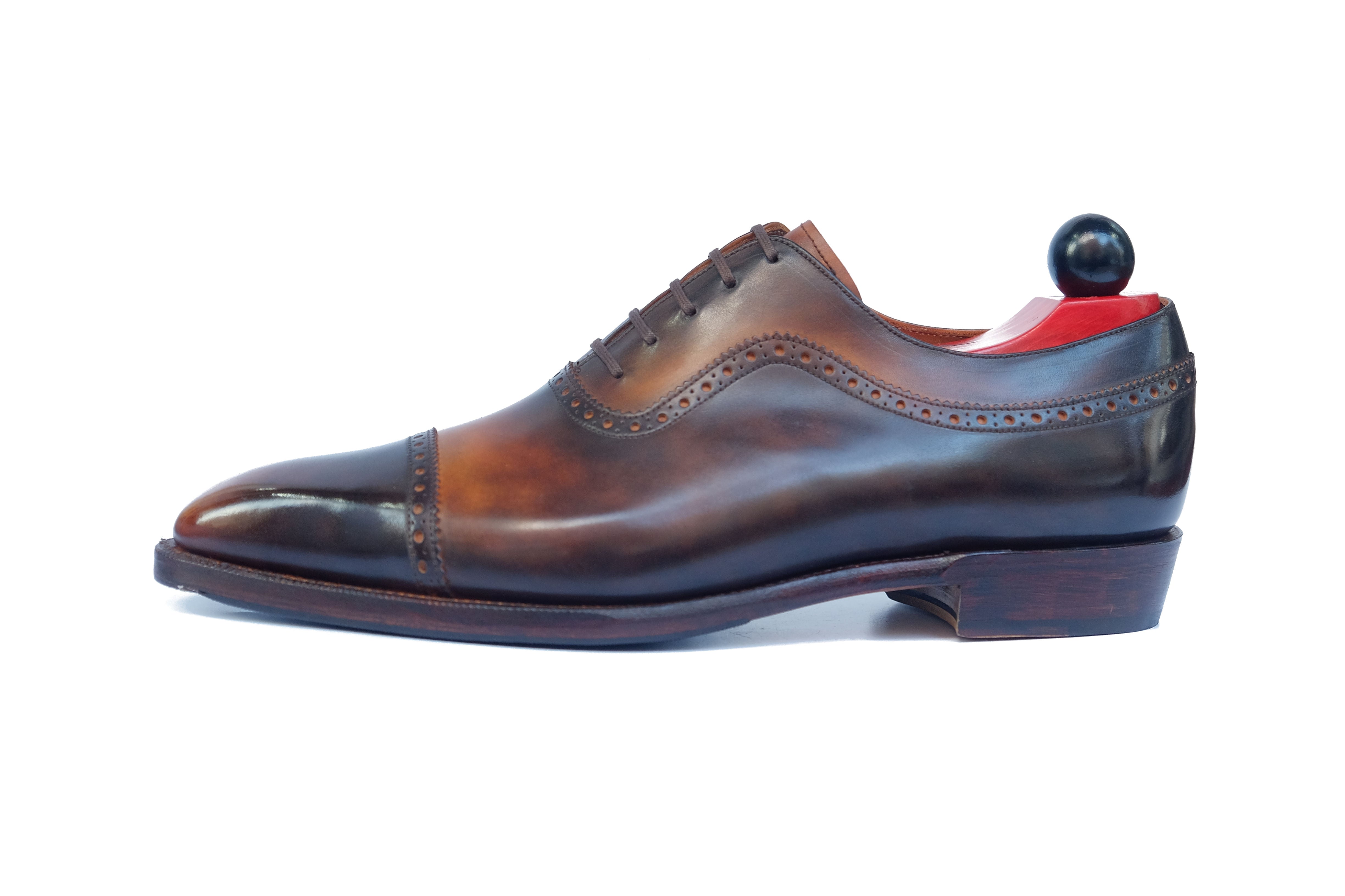 Patina Reverse Tiger's Eye - MTO - Palacio-Made To Order Oxfords Custom Patina-J.FitzPatrick Footwear