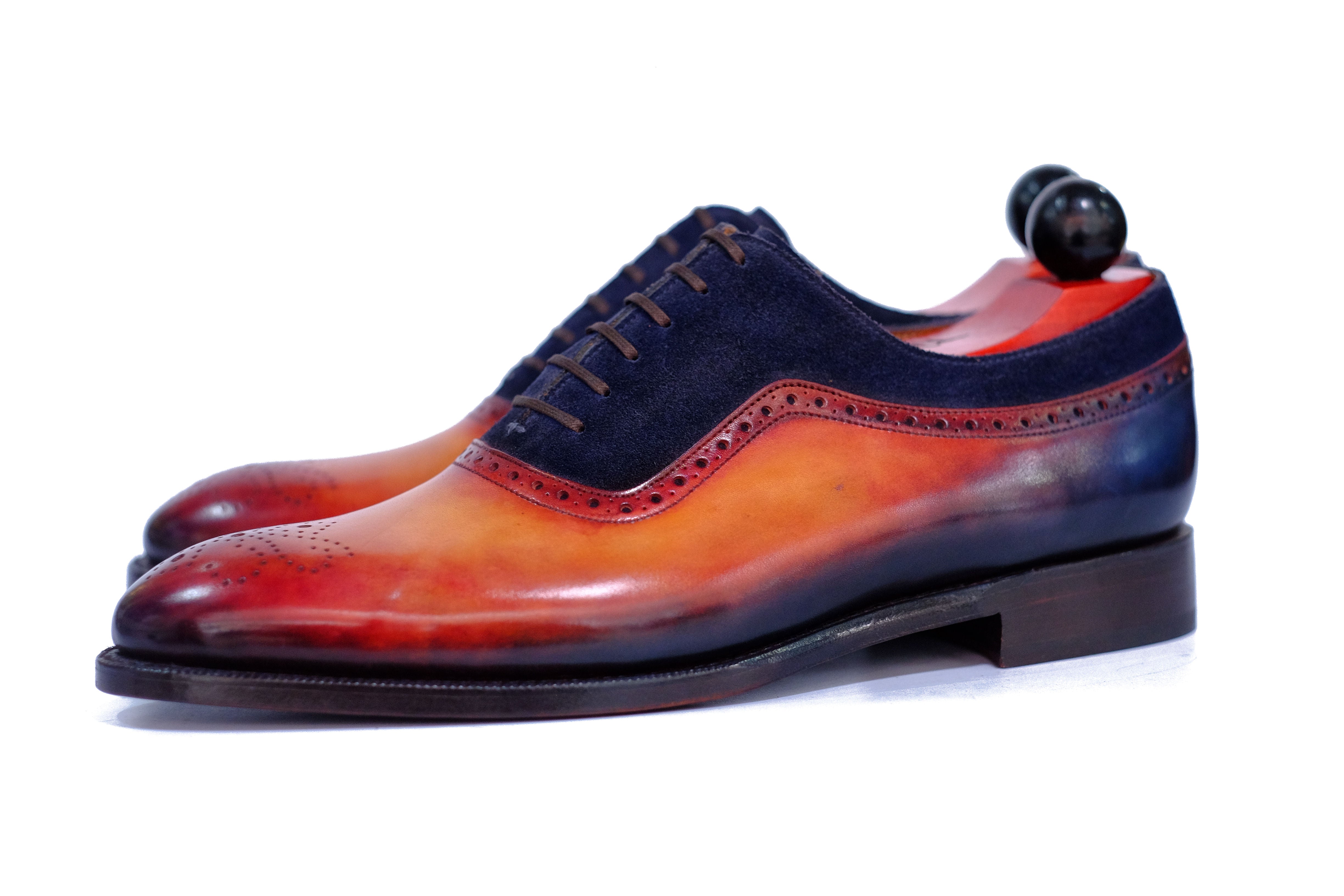 Patina Sunset - MTO - Roosevelt-Made To Order Oxfords Custom Patina-J.FitzPatrick Footwear