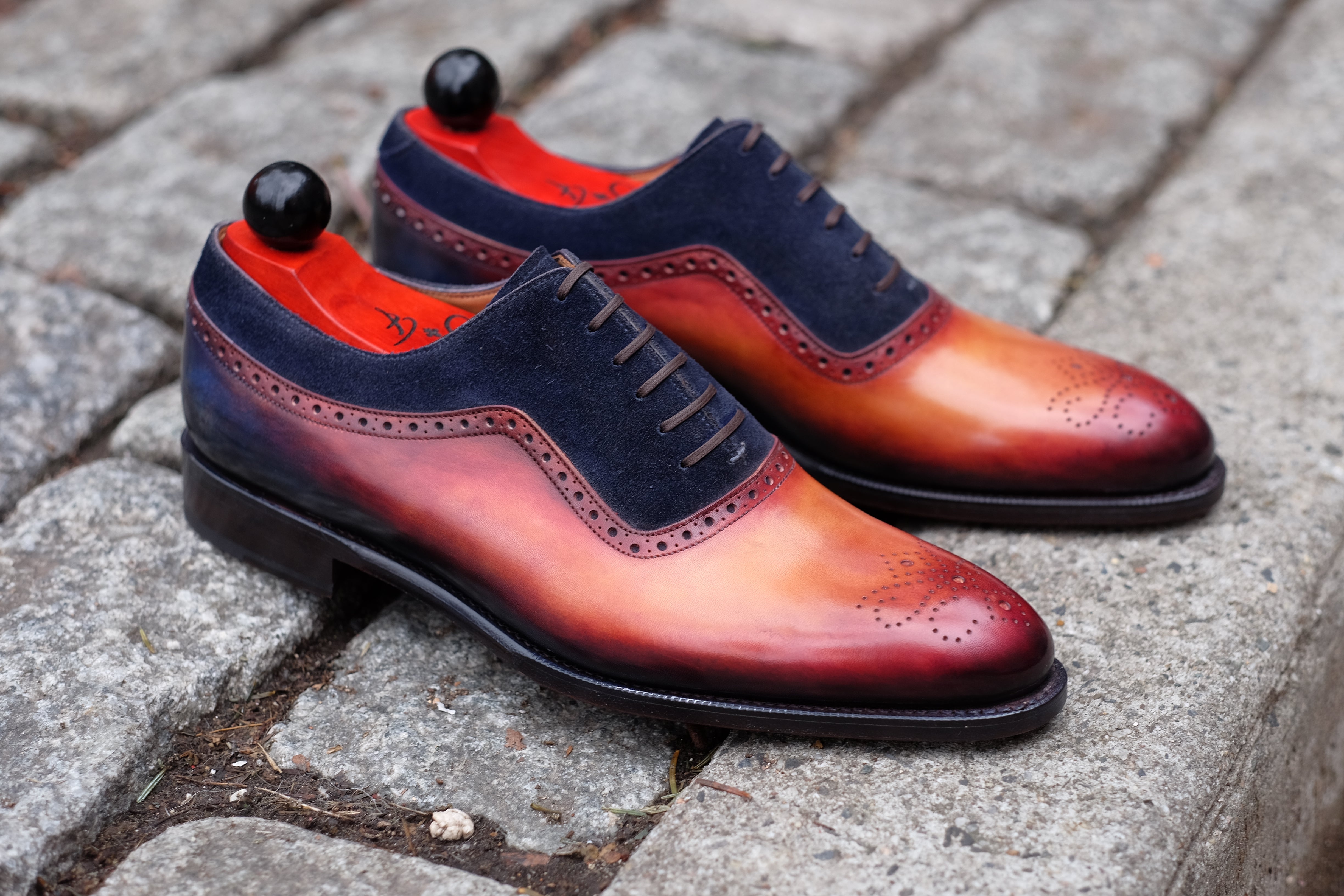 Patina Sunset - MTO - Roosevelt-Made To Order Oxfords Custom Patina-J.FitzPatrick Footwear