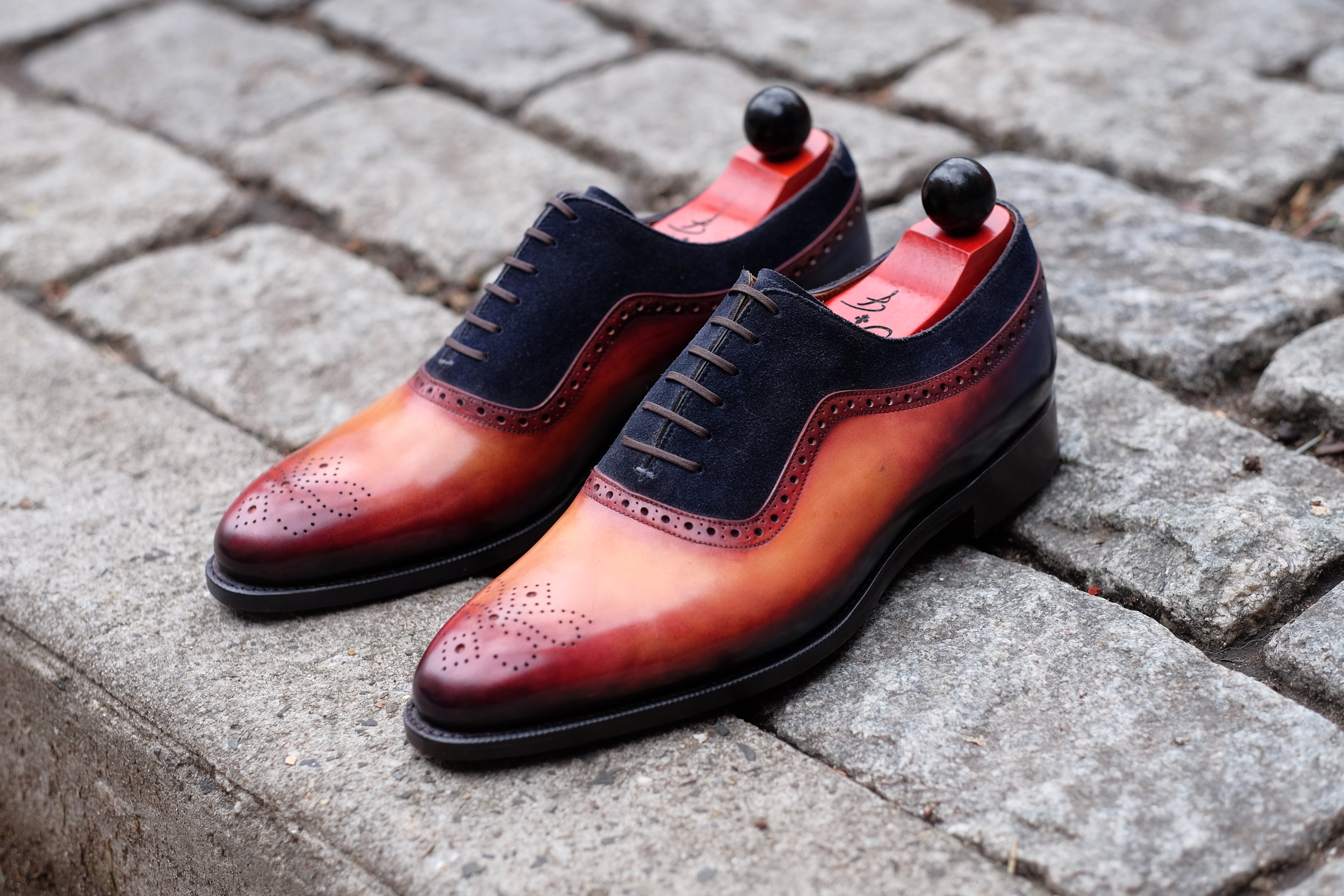 Patina Sunset - MTO - Roosevelt-Made To Order Oxfords Custom Patina-J.FitzPatrick Footwear