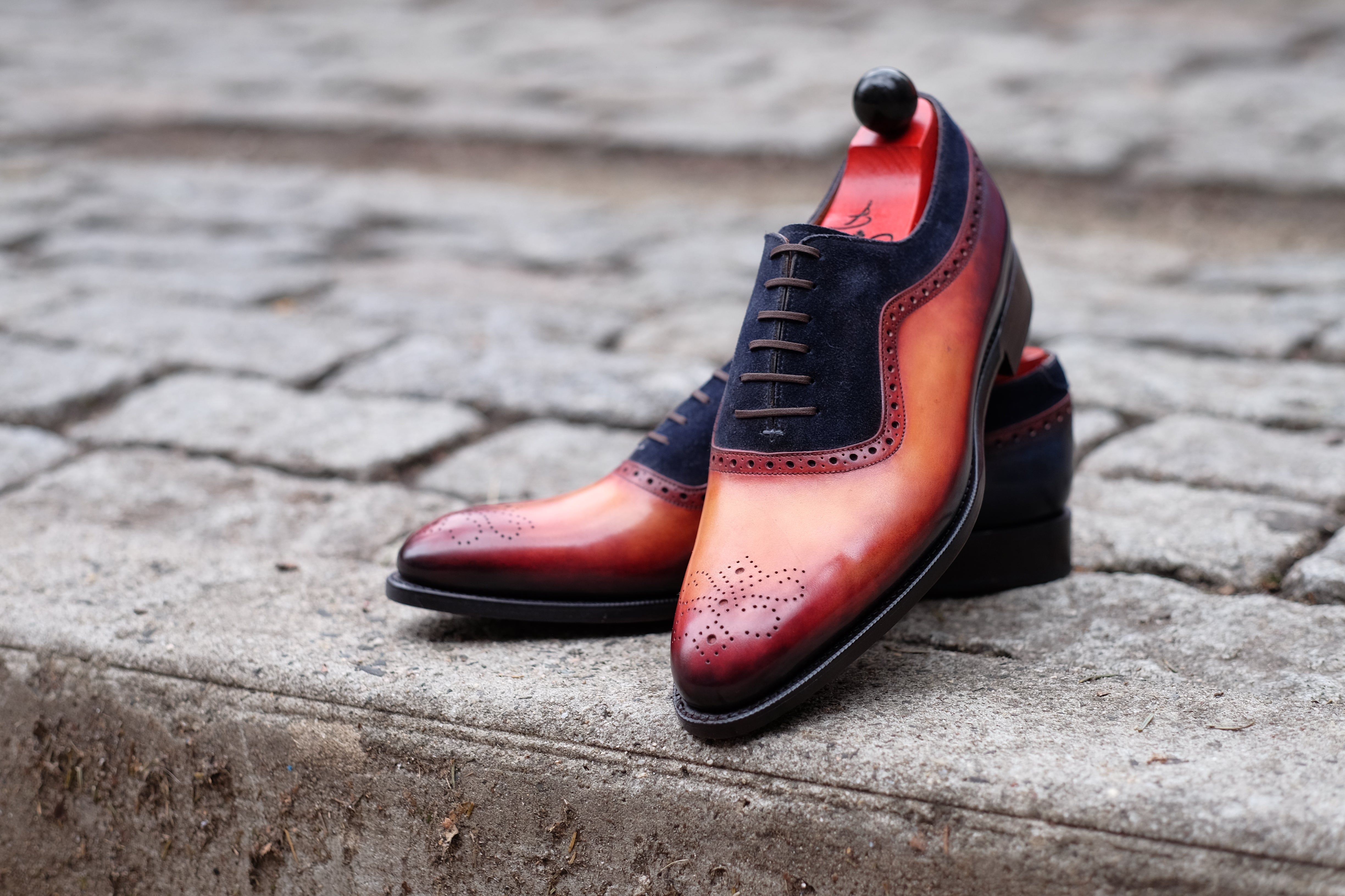 Patina Sunset - MTO - Roosevelt-Made To Order Oxfords Custom Patina-J.FitzPatrick Footwear