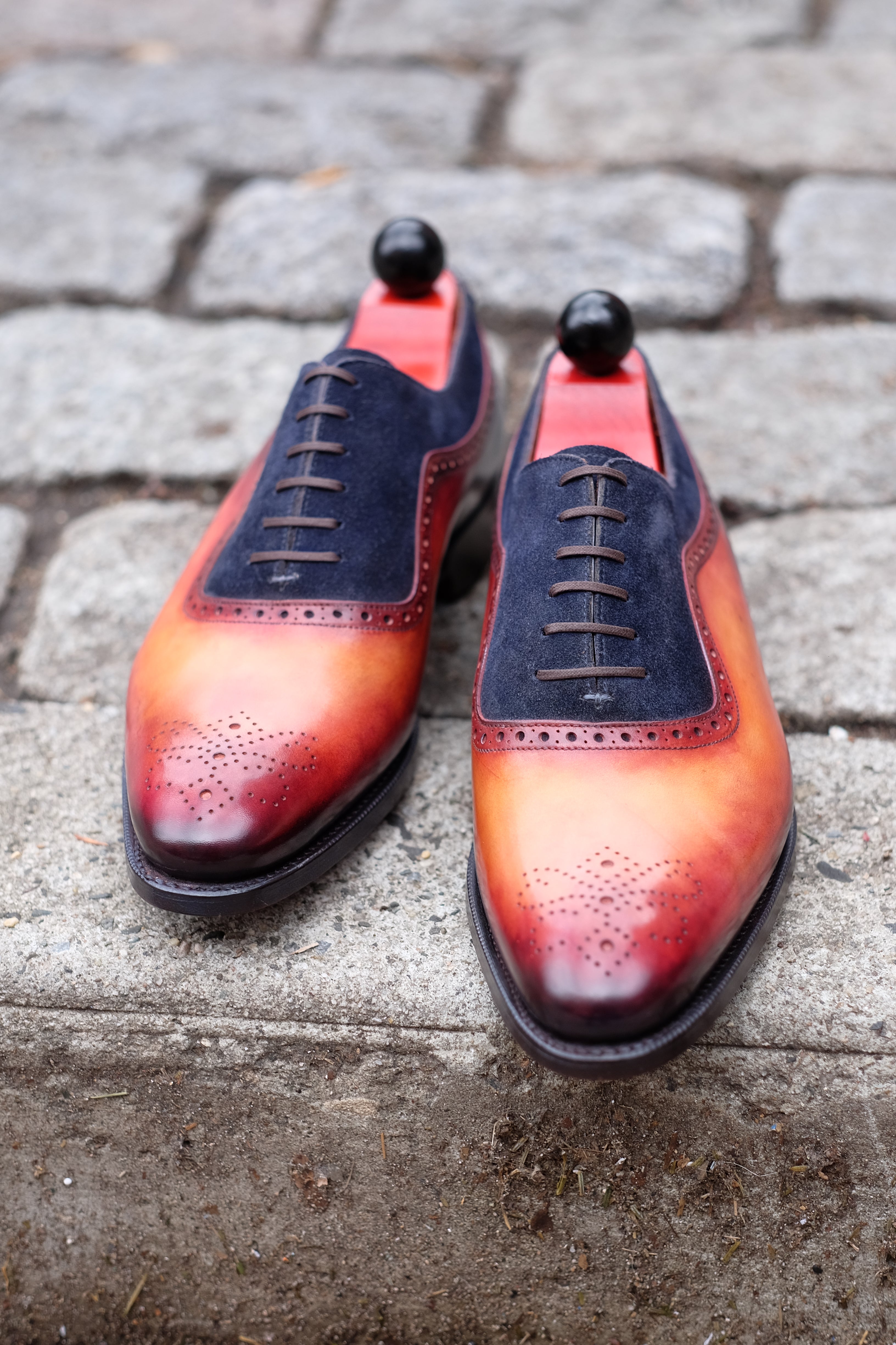 Patina Sunset - MTO - Roosevelt-Made To Order Oxfords Custom Patina-J.FitzPatrick Footwear