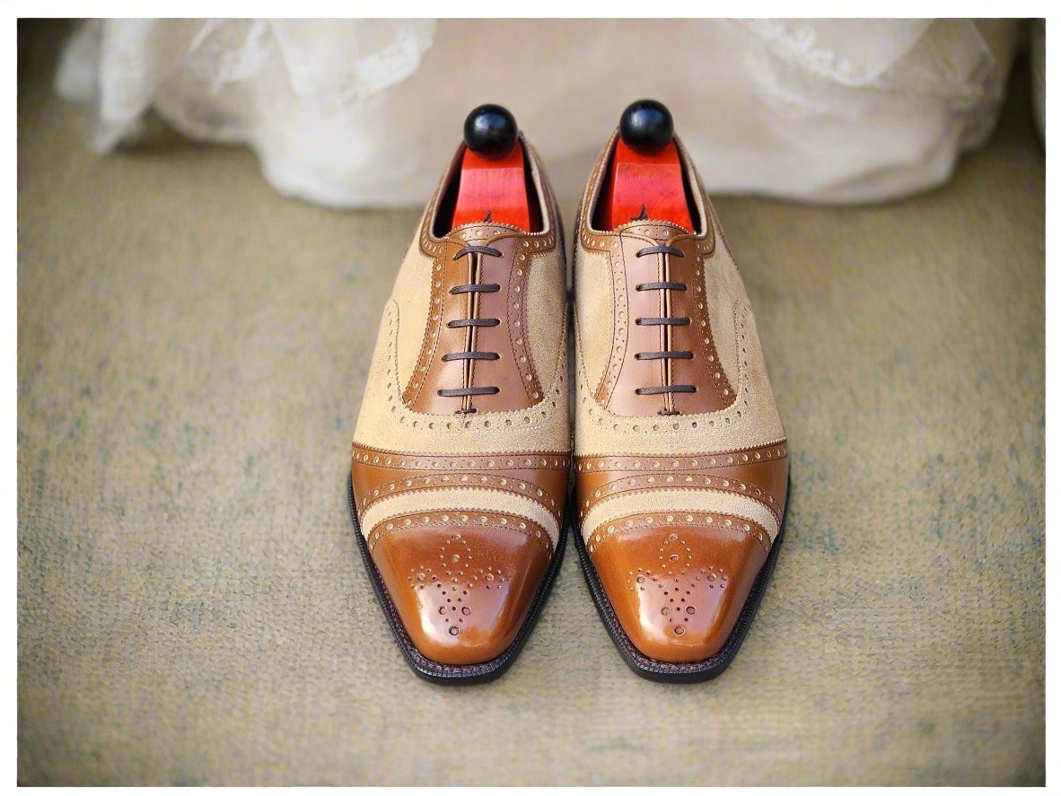 Phillips - Maple Calf / Beige Suede