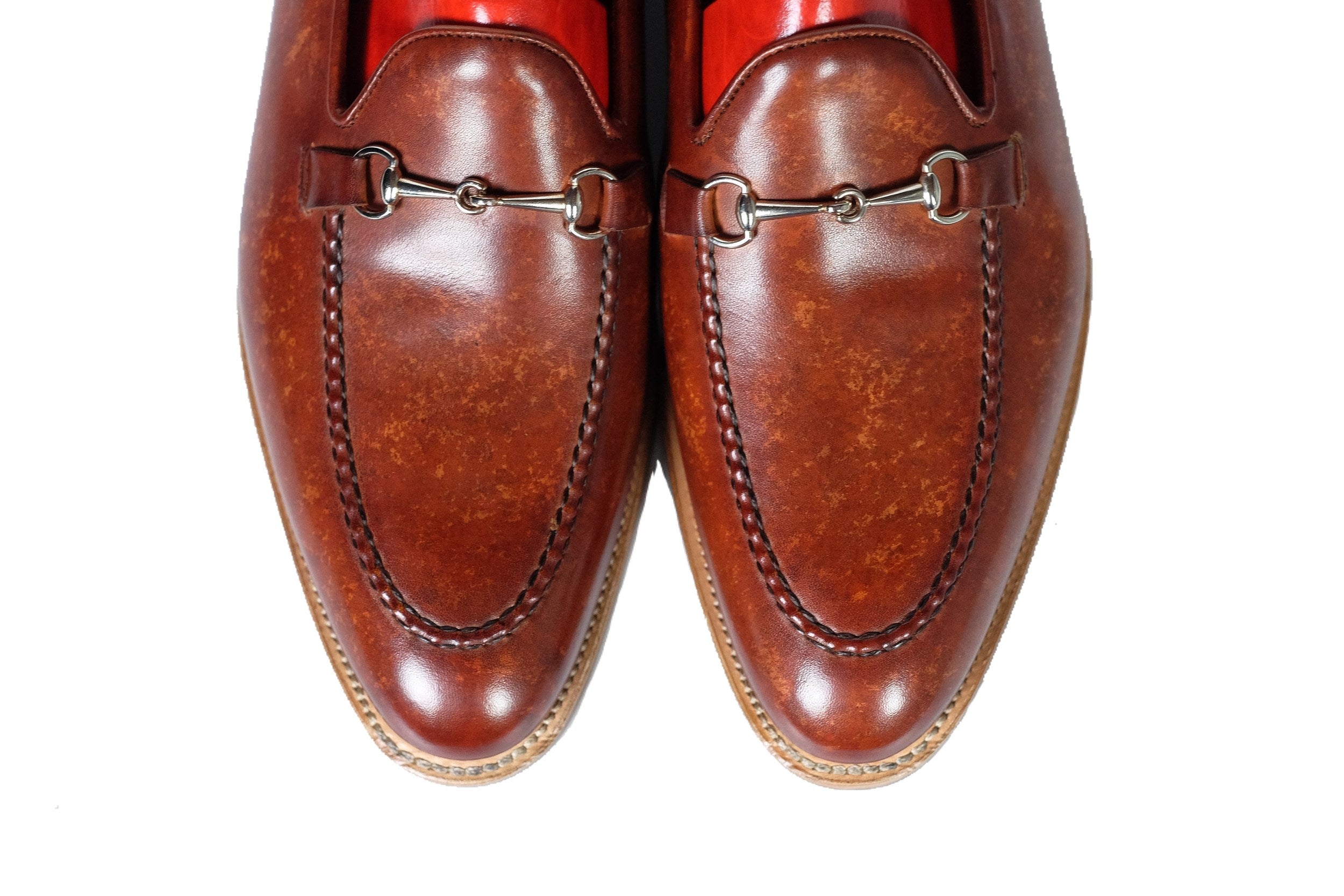 Pike - Gold Marble Patina - PRE ORDER-Horse Bit Horsebit Loafers-J.FitzPatrick Footwear