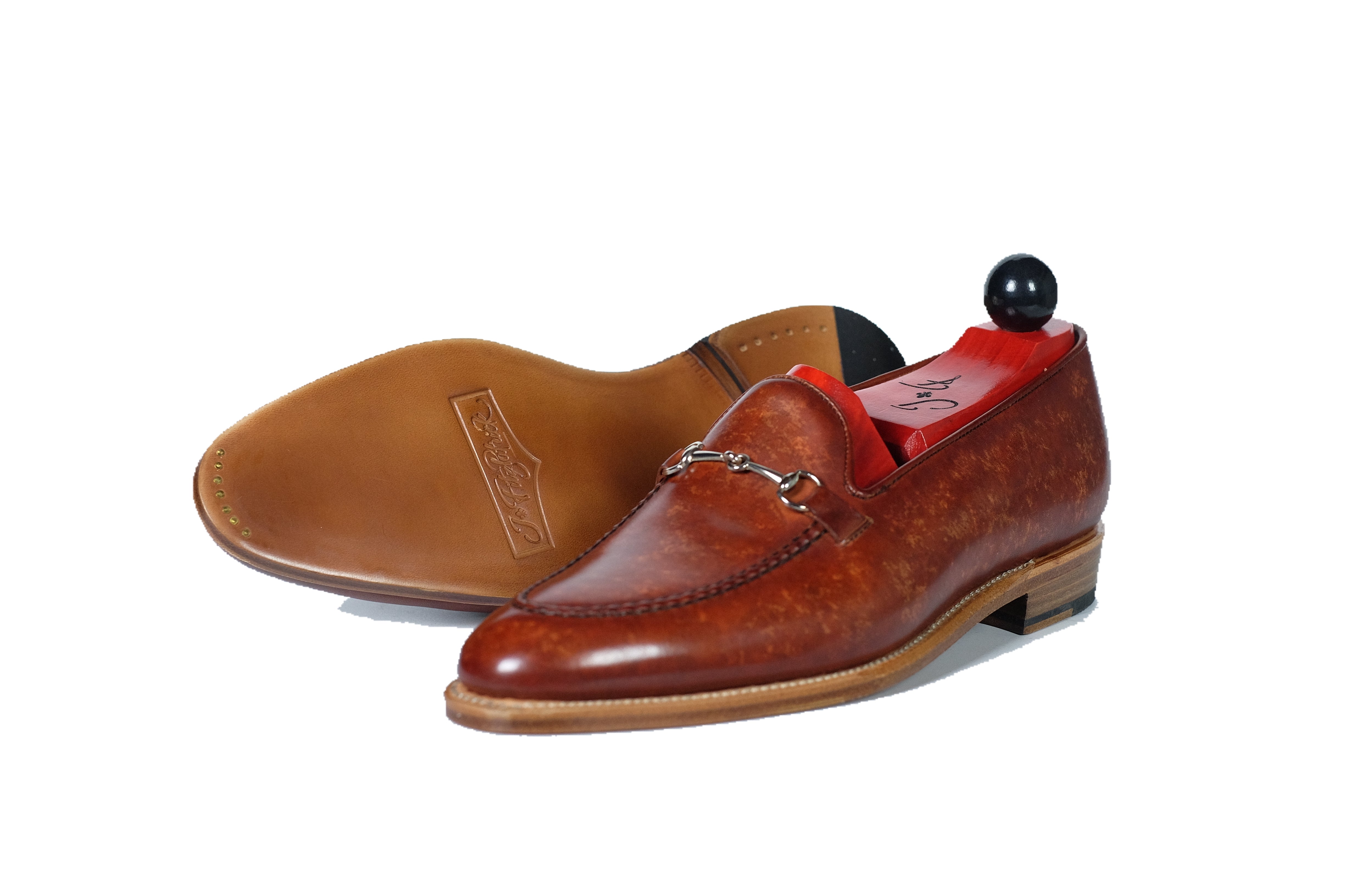 Pike - Gold Marble Patina - PRE ORDER-Horse Bit Horsebit Loafers-J.FitzPatrick Footwear