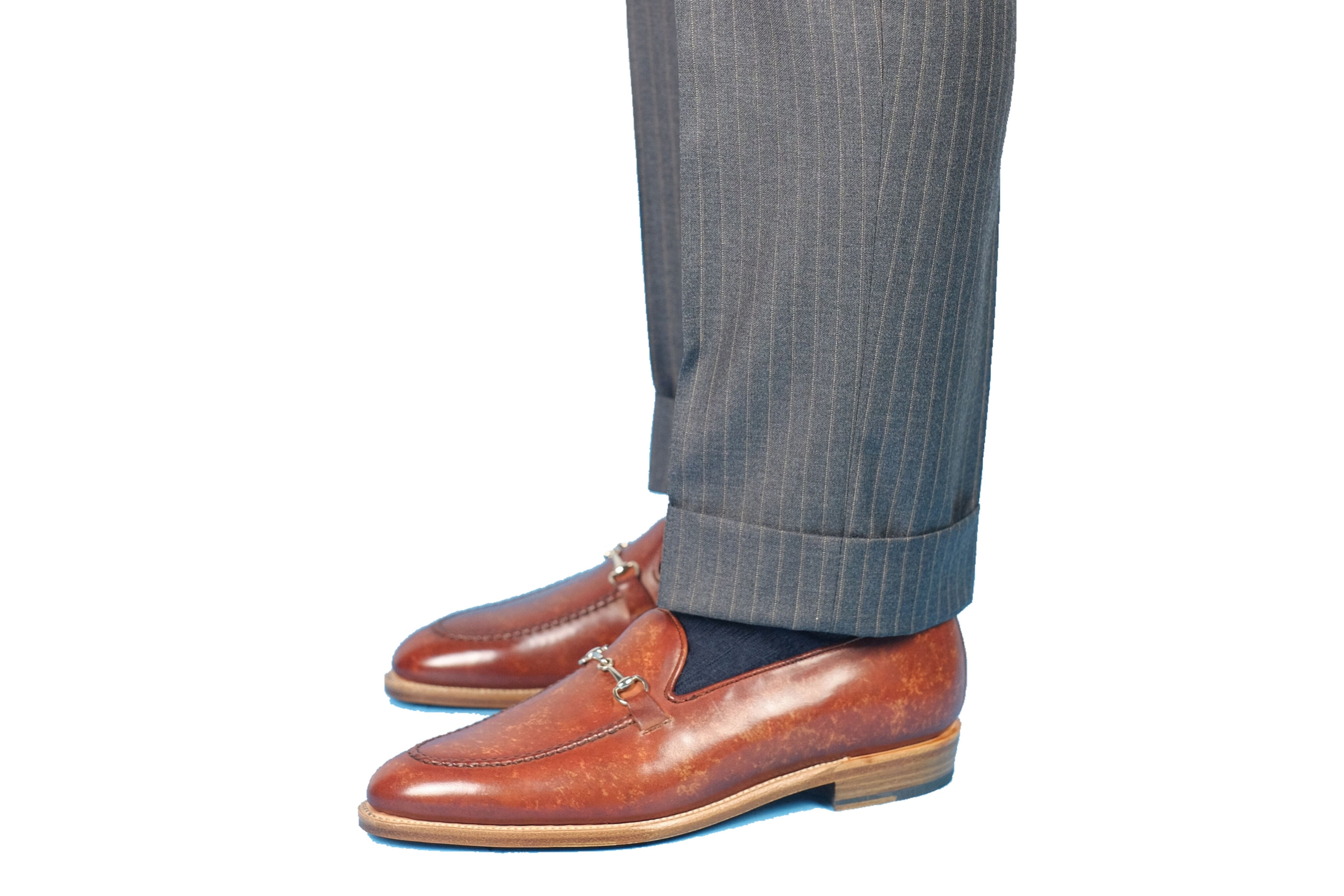 Pike - Gold Marble Patina - PRE ORDER-Horse Bit Horsebit Loafers-J.FitzPatrick Footwear