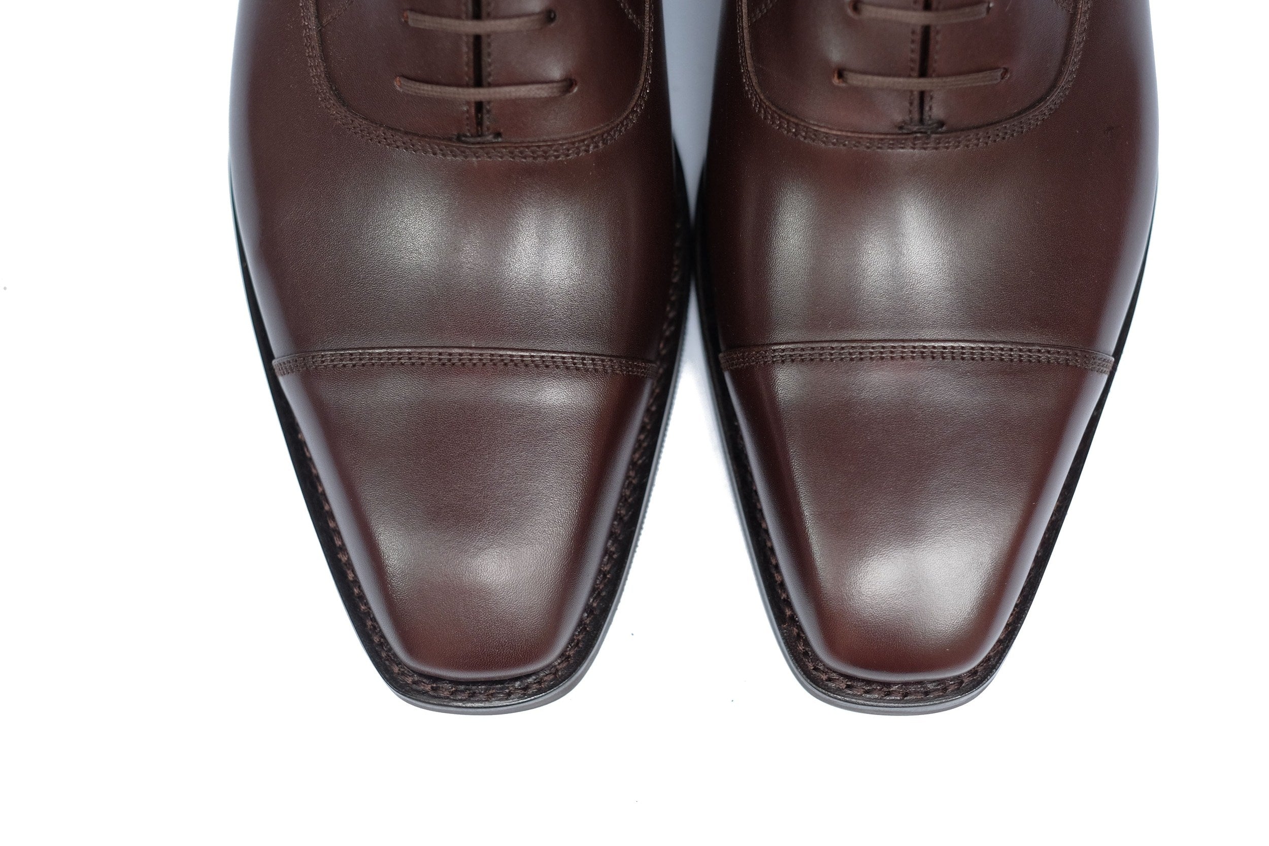 Puget - Dark Oak Calf-Captoe Cap Toe Oxfords-J.FitzPatrick Footwear