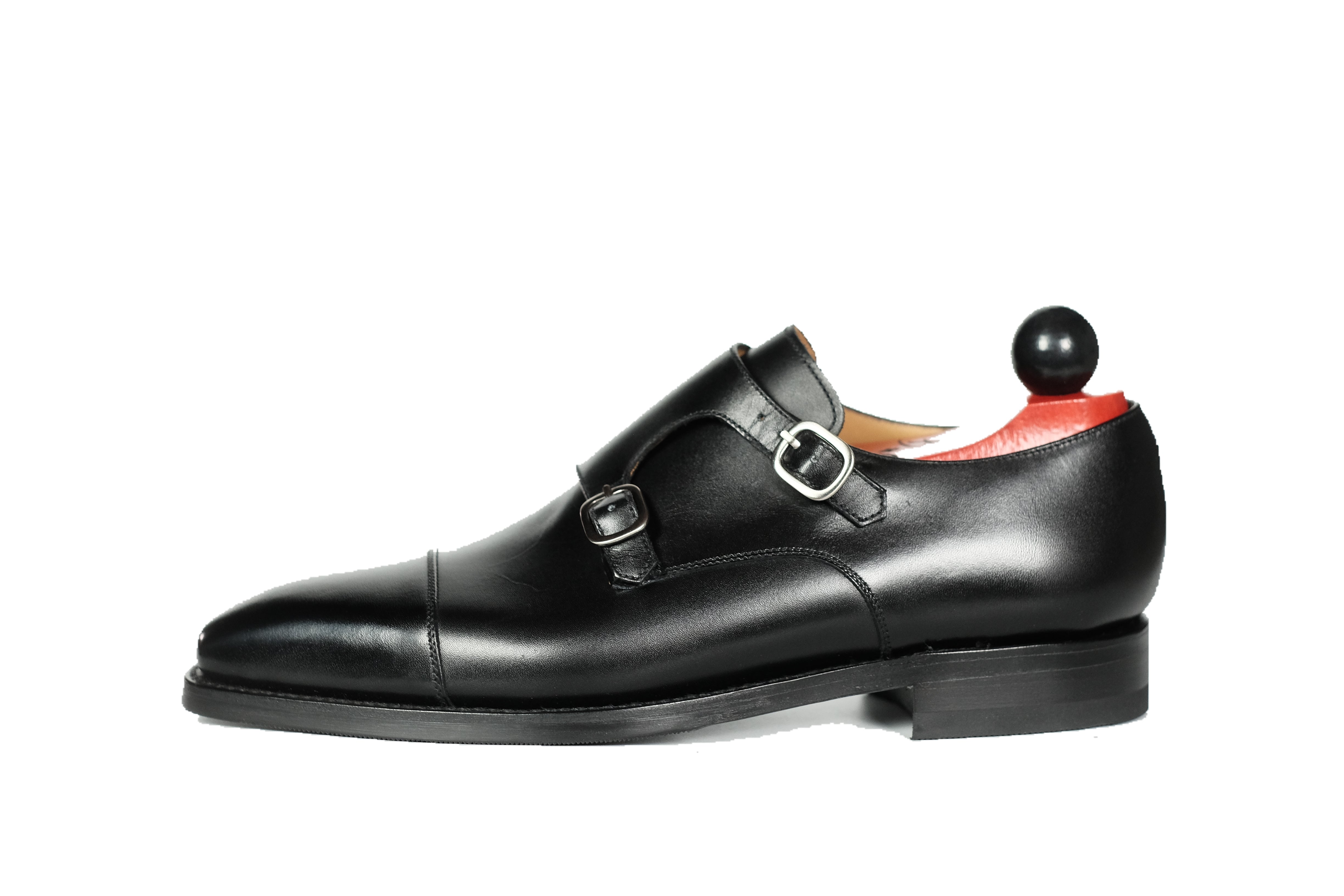 Sammamish - Black Calf-Double Monk Straps Monkstraps-J.FitzPatrick Footwear