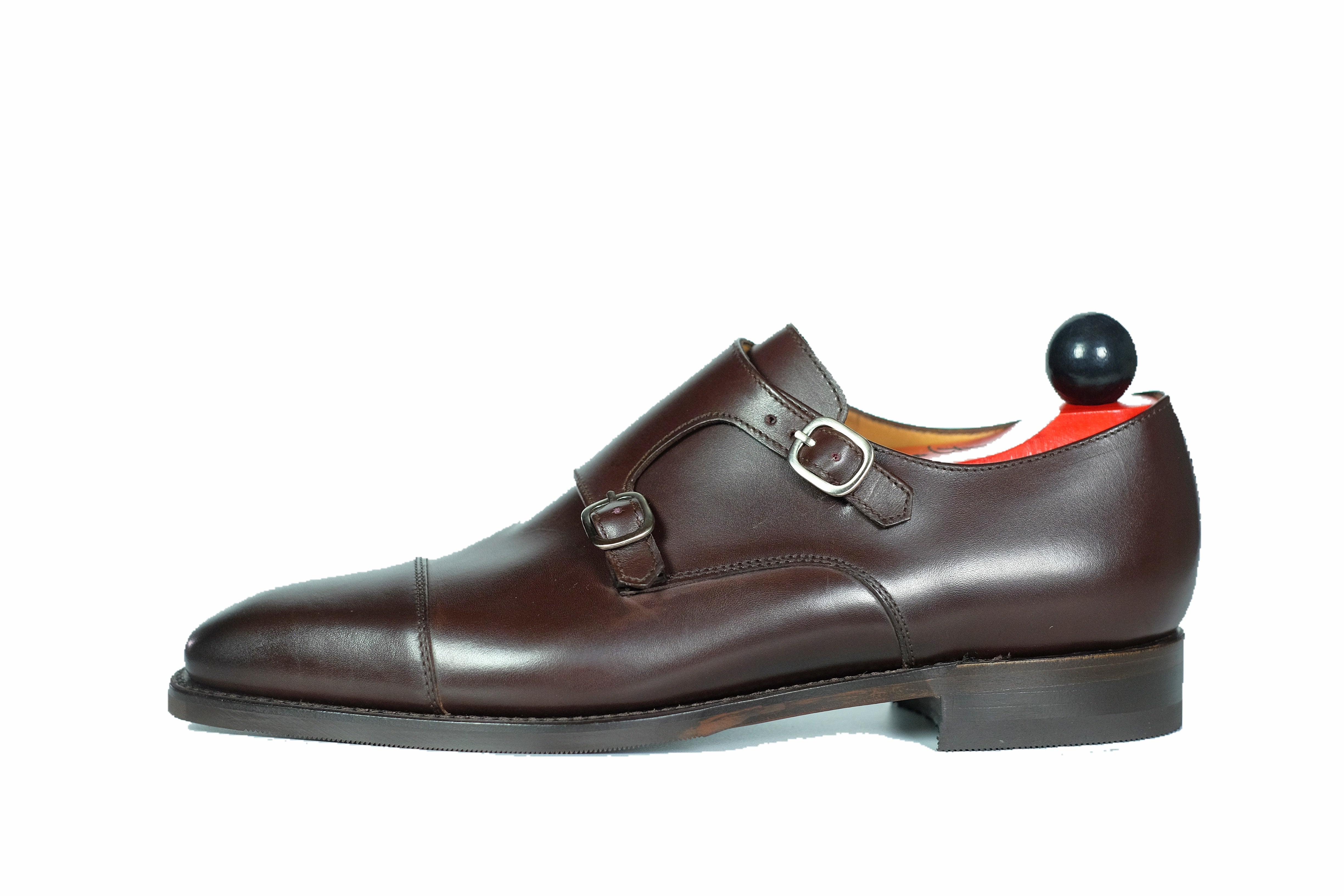 Sammamish - Dark Oak Calf-Double Monk Straps Monkstraps-J.FitzPatrick Footwear