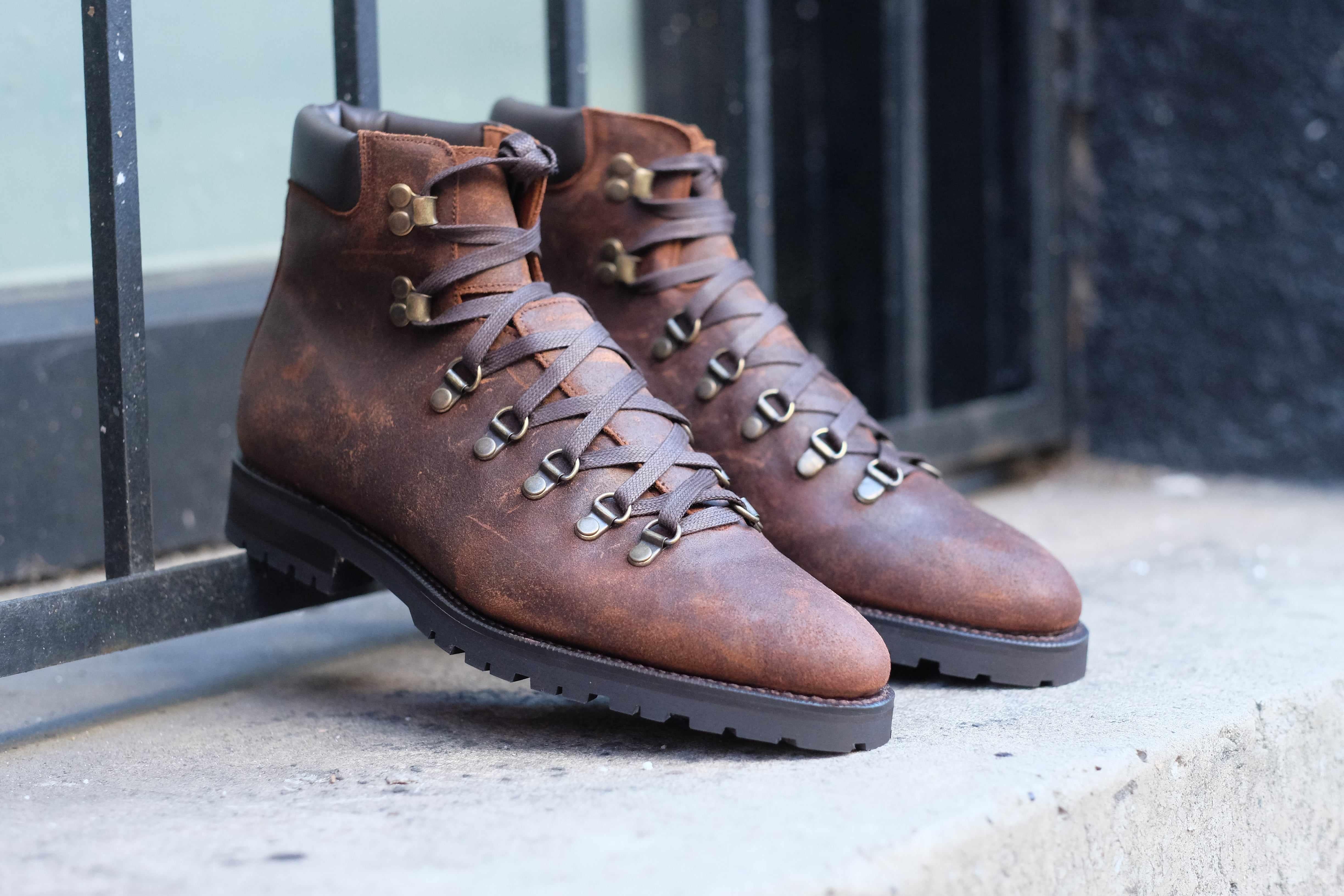 Snoqualmie - Brown Waxy Commander-Alpine Hiker Boots-J.FitzPatrick Footwear