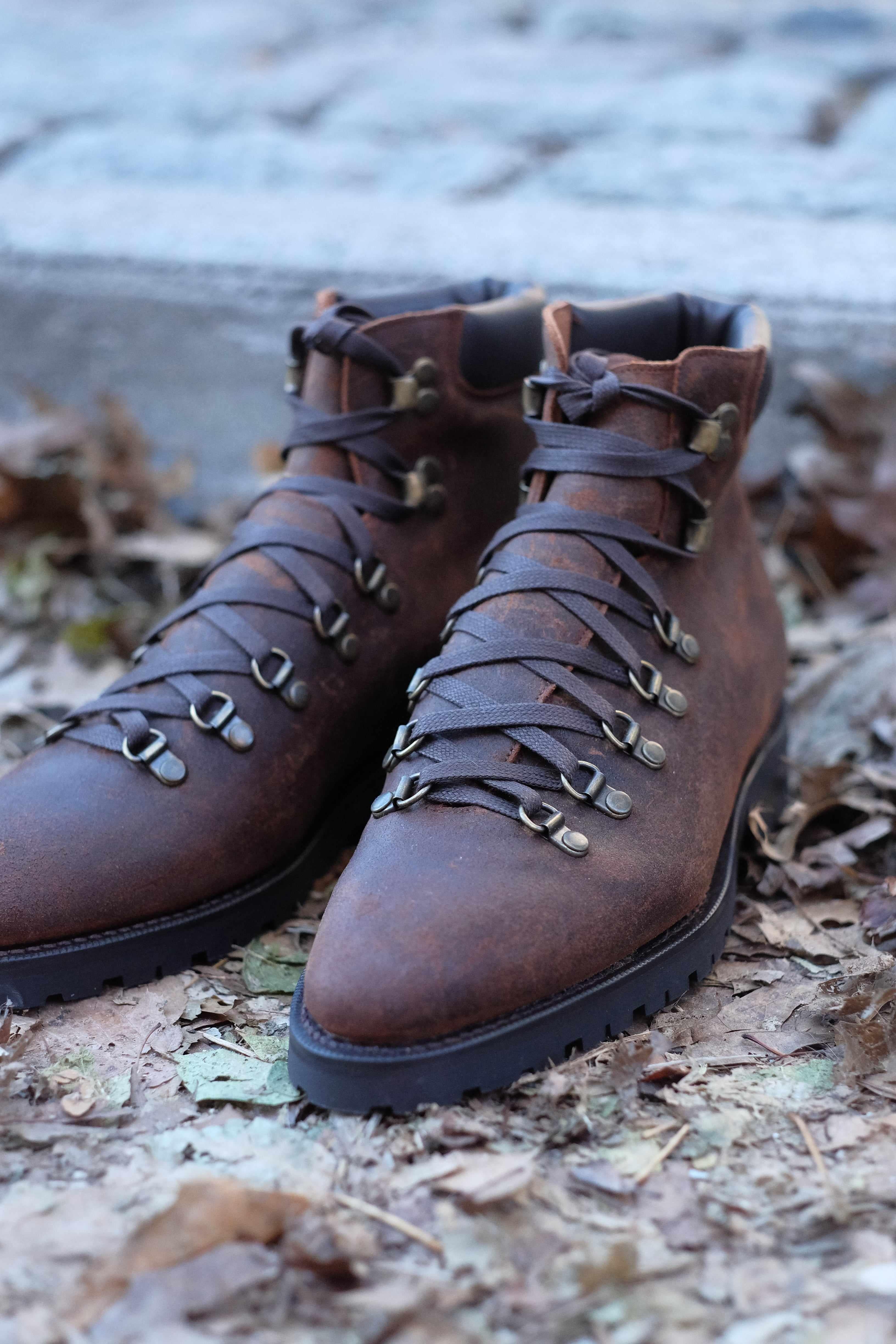 Snoqualmie - Brown Waxy Commander-Alpine Hiker Boots-J.FitzPatrick Footwear