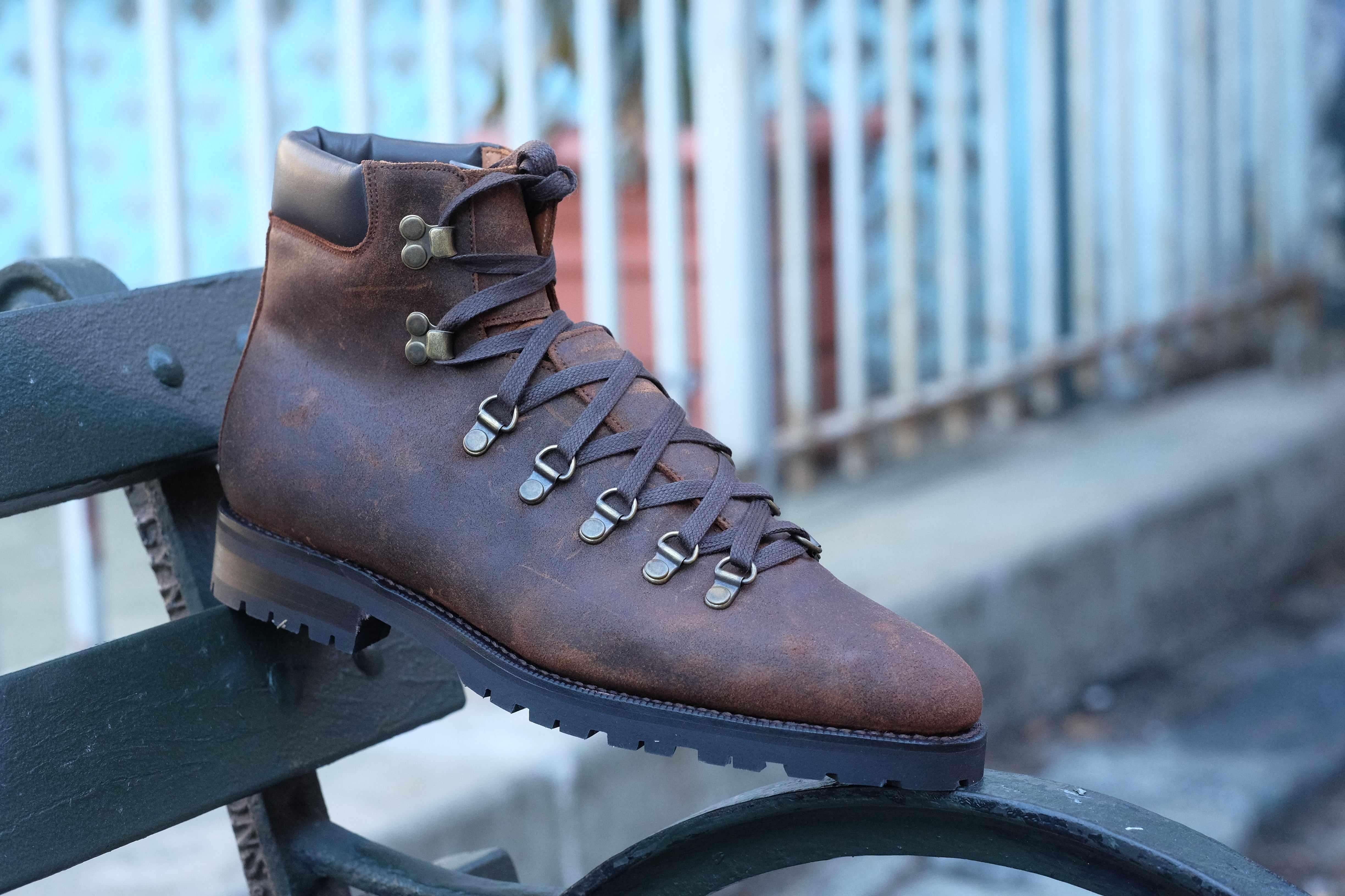 Snoqualmie - Brown Waxy Commander-Alpine Hiker Boots-J.FitzPatrick Footwear
