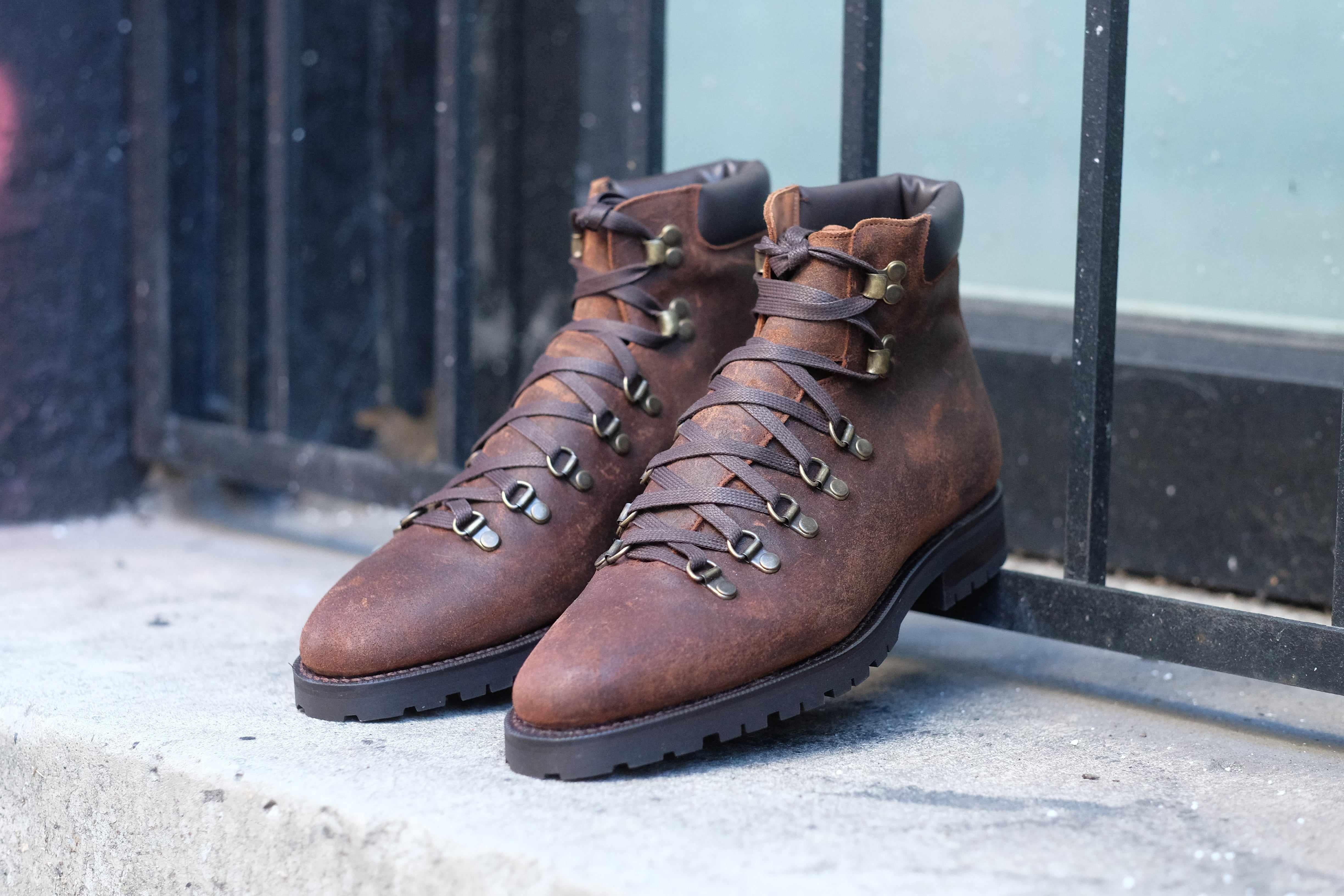 Snoqualmie - Brown Waxy Commander-Alpine Hiker Boots-J.FitzPatrick Footwear