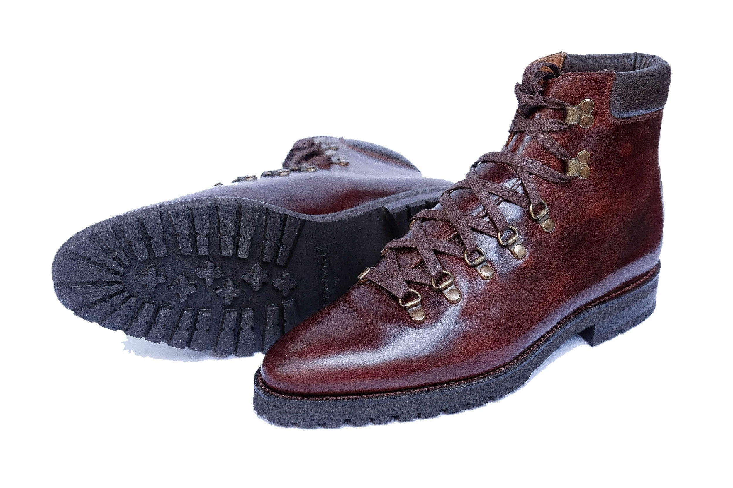 Snoqualmie - Rugged Brown Commando-Alpine Hiker Boots-J.FitzPatrick Footwear