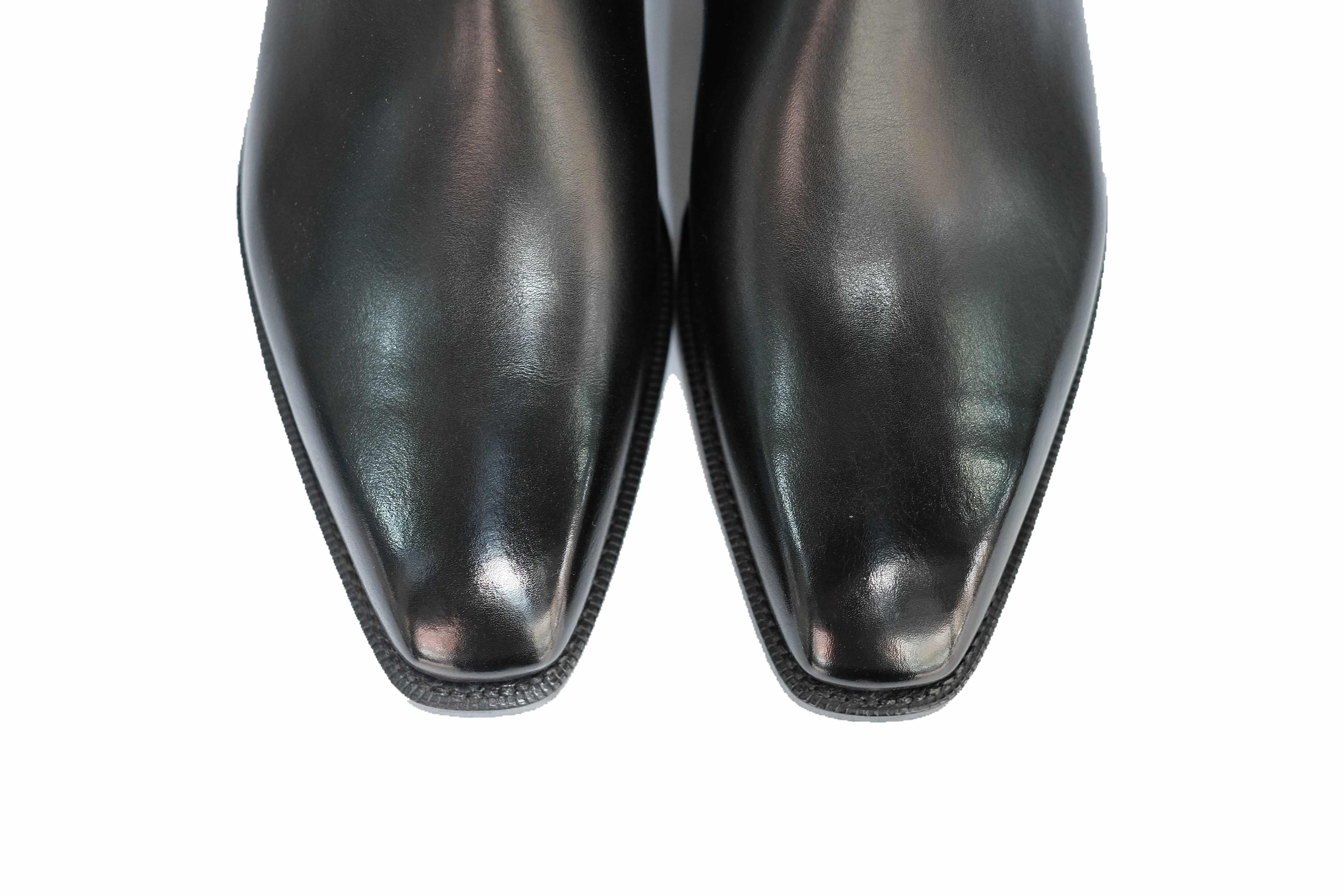 Southcenter - Black Calf-Zip Boots-J.FitzPatrick Footwear