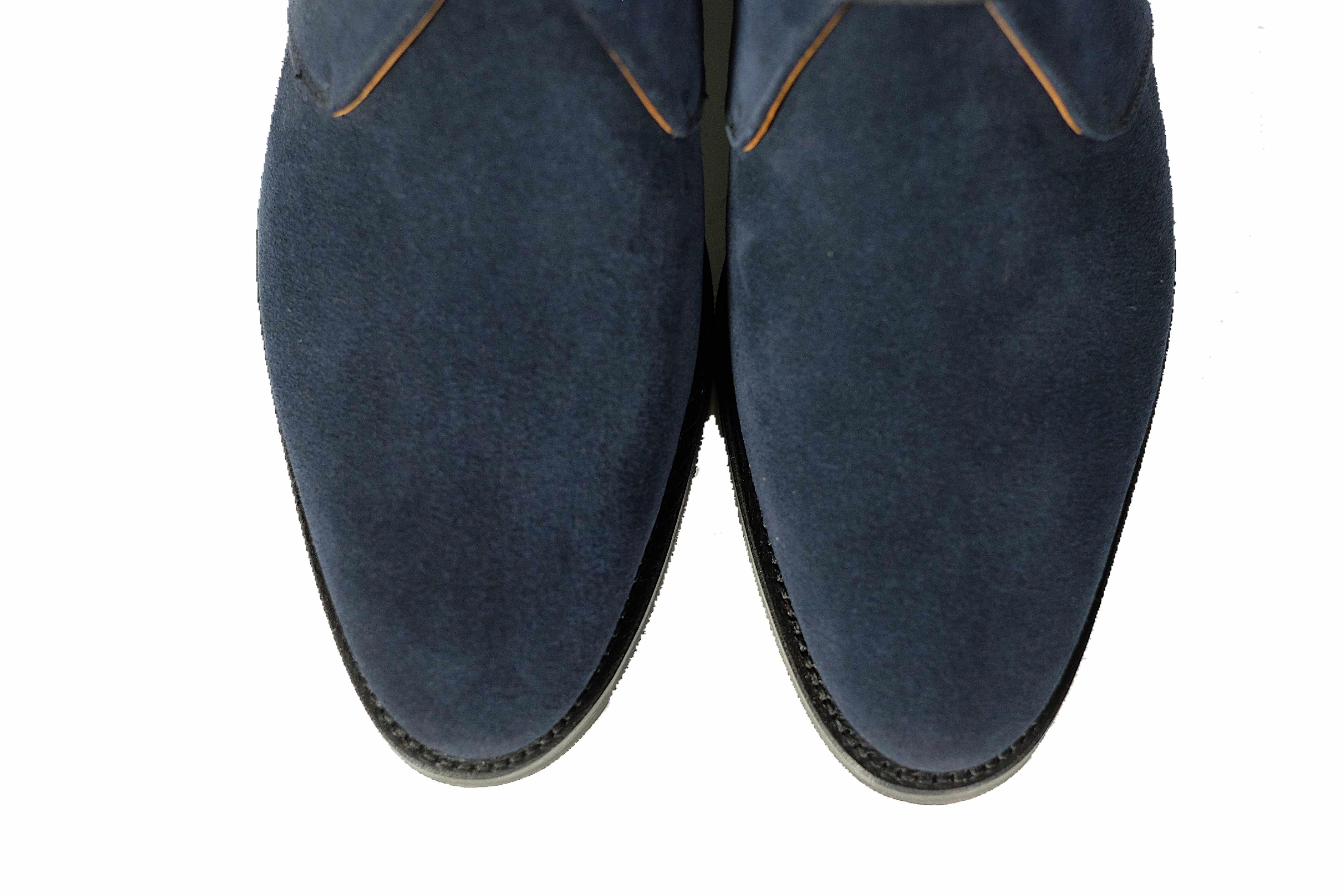 Whatcom - Dark Sapphire Suede-Chukka Boots-J.FitzPatrick Footwear