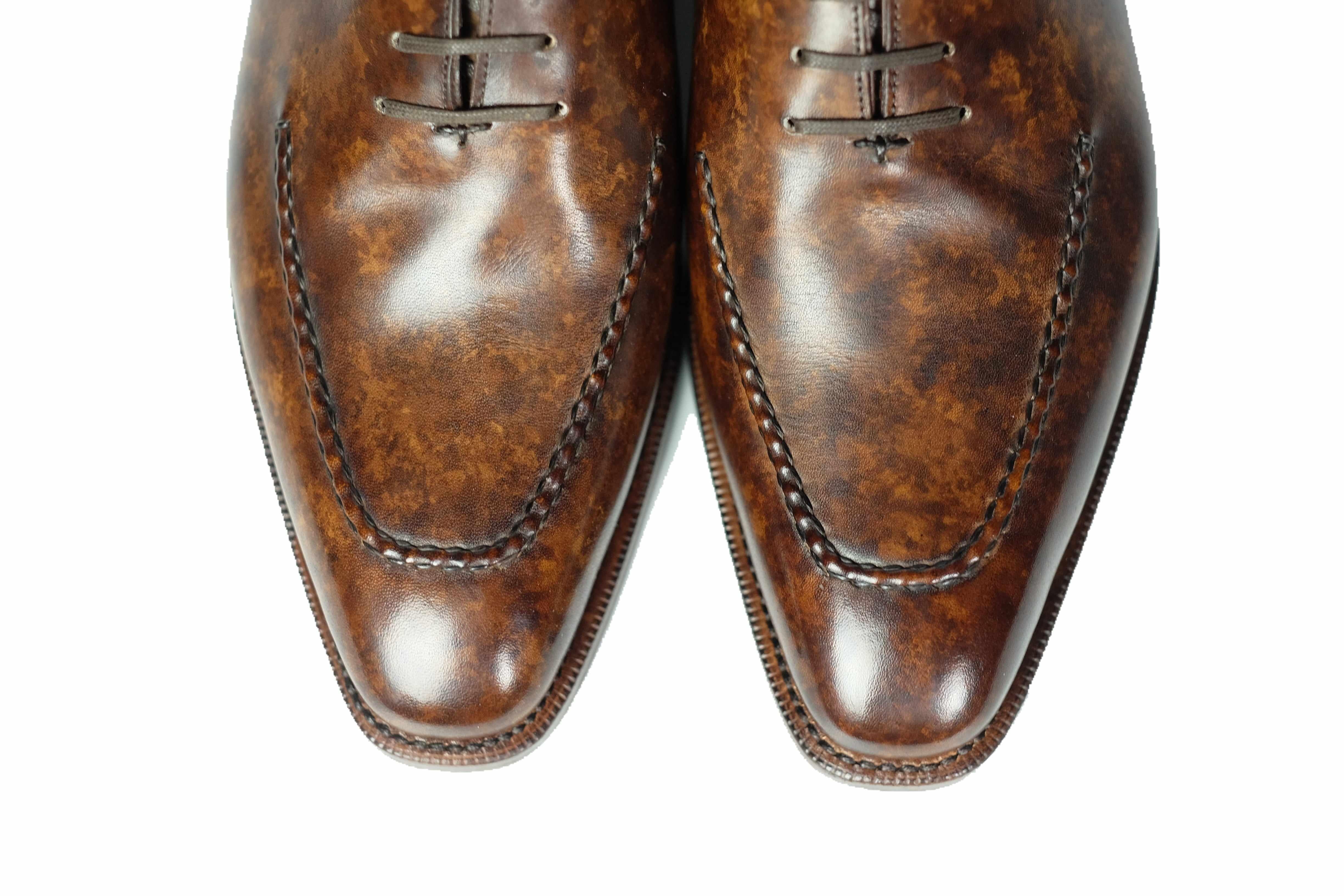 Whittier - Copper Marble Patina-Wholecut Oxfords-J.FitzPatrick Footwear