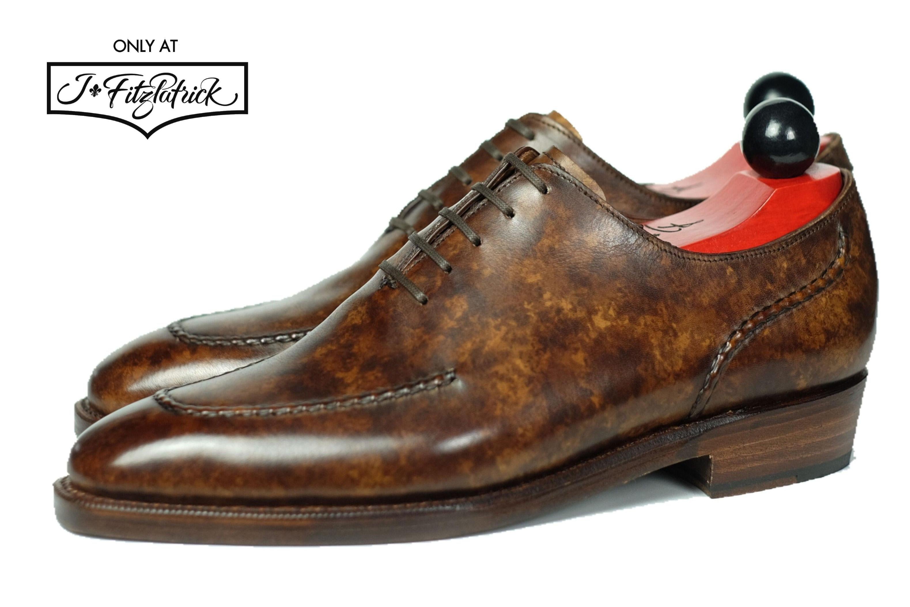 Whittier - Copper Marble Patina-Wholecut Oxfords-J.FitzPatrick Footwear