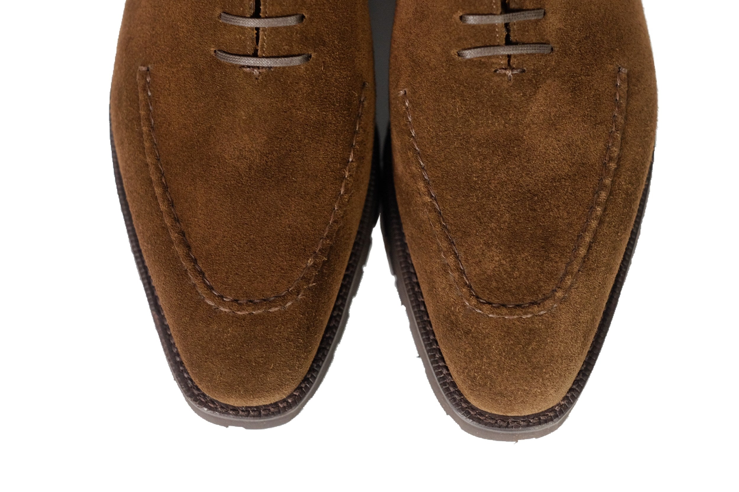 Whittier - Dark Brown Suede-Wholecut Oxfords-J.FitzPatrick Footwear