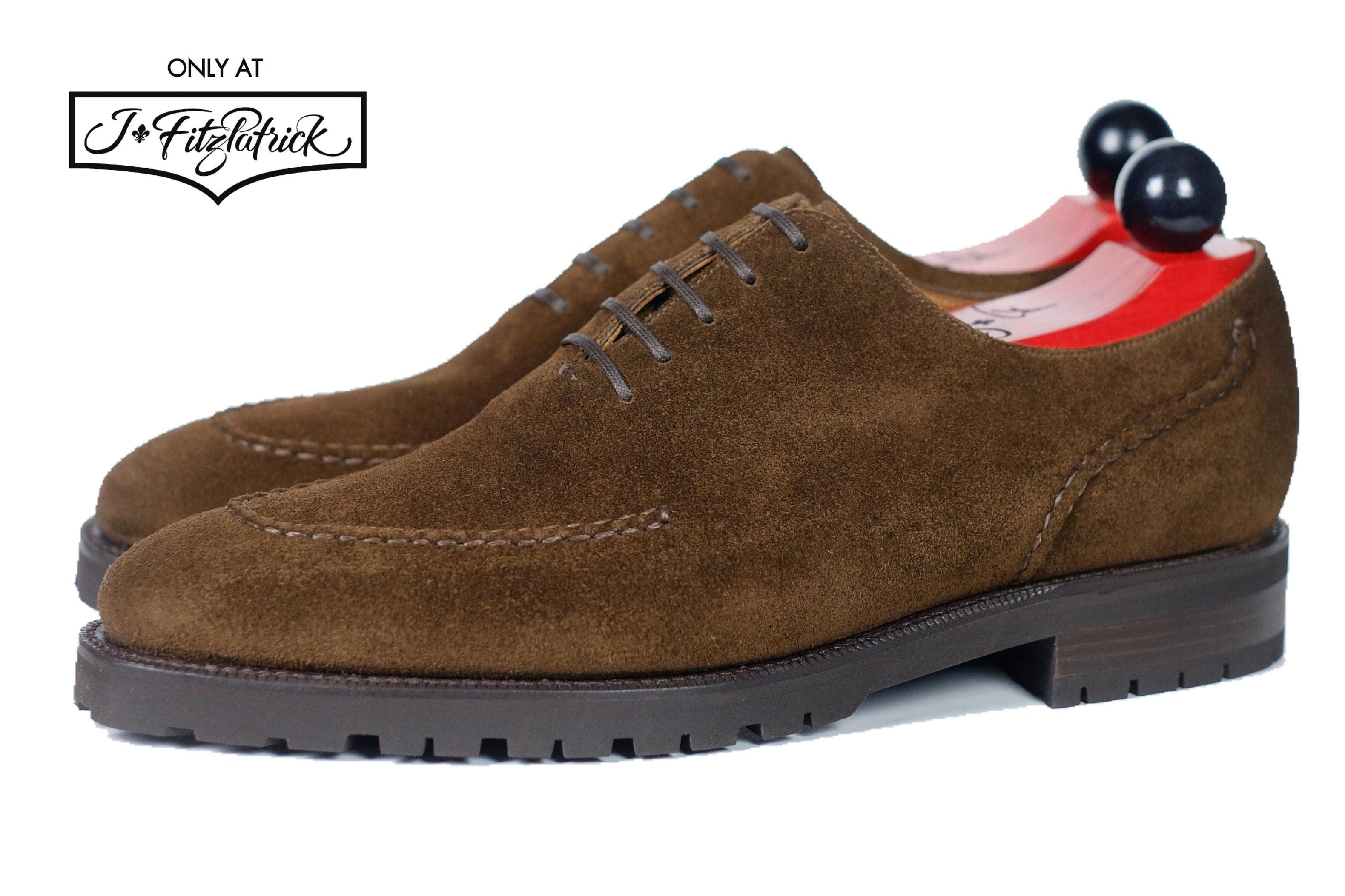 Whittier - Dark Brown Suede-Wholecut Oxfords-J.FitzPatrick Footwear