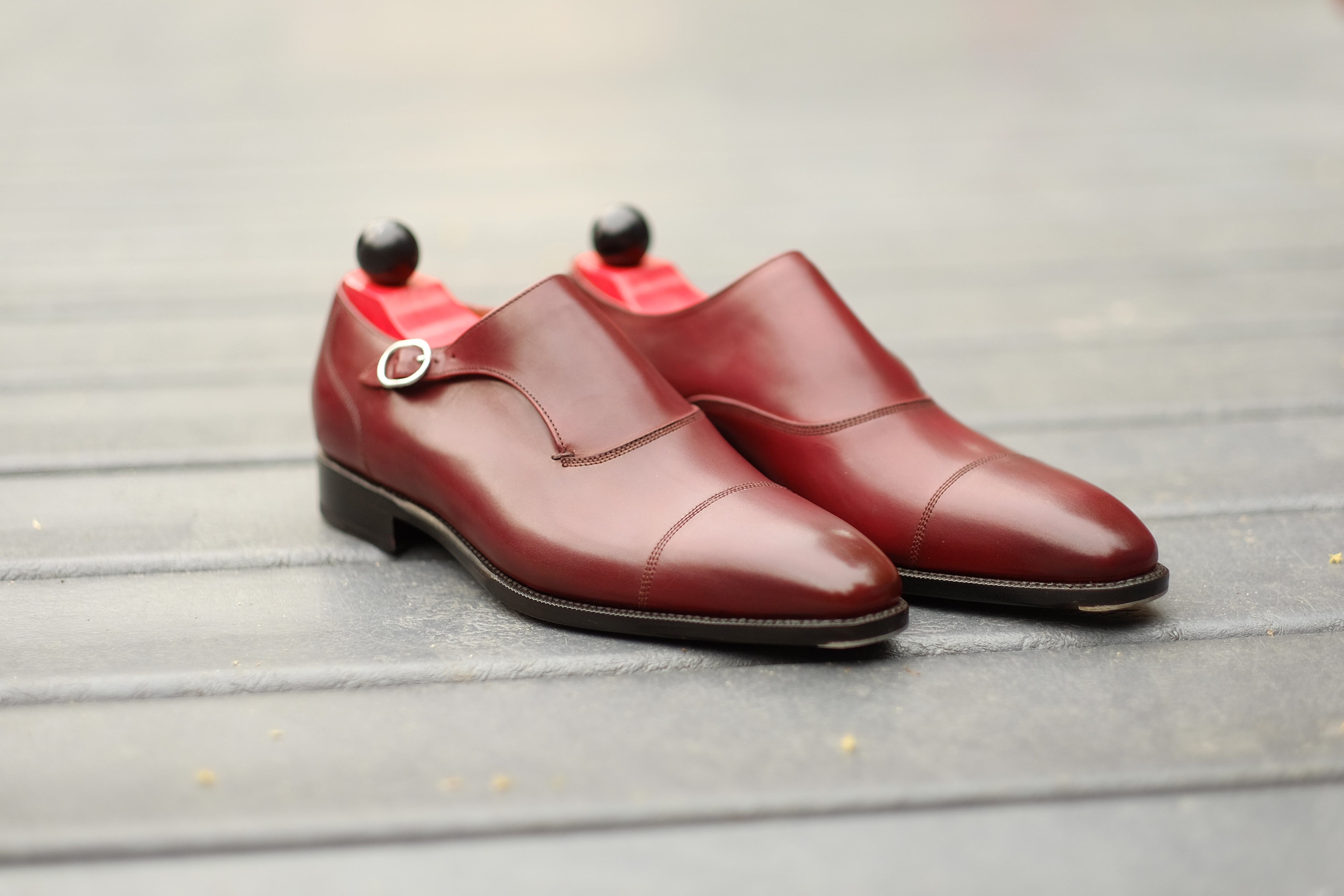 Fauntleroy - MTO - Burgundy Calf - LPB Last - Single Leather Sole