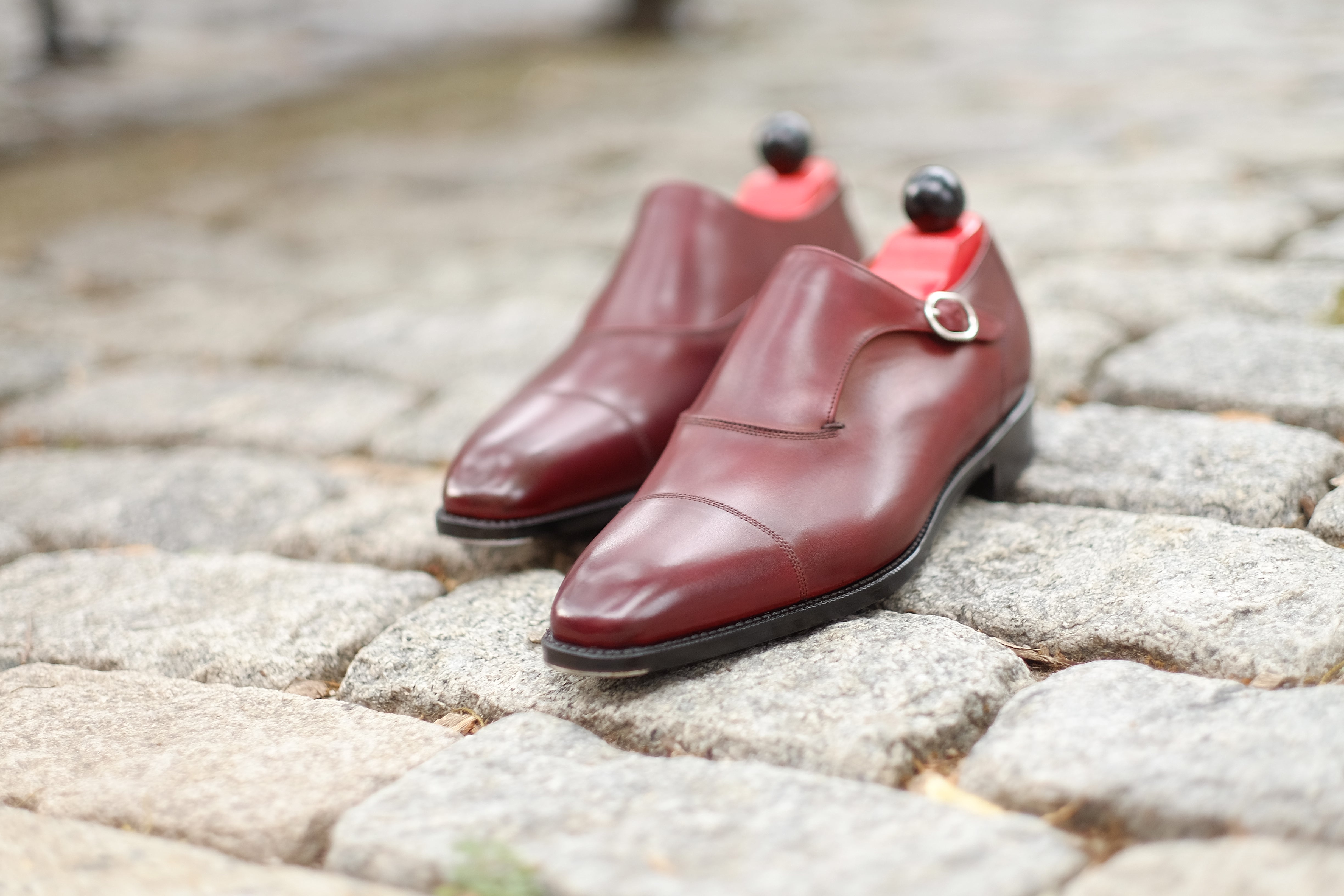 Fauntleroy - MTO - Burgundy Calf - LPB Last - Single Leather Sole