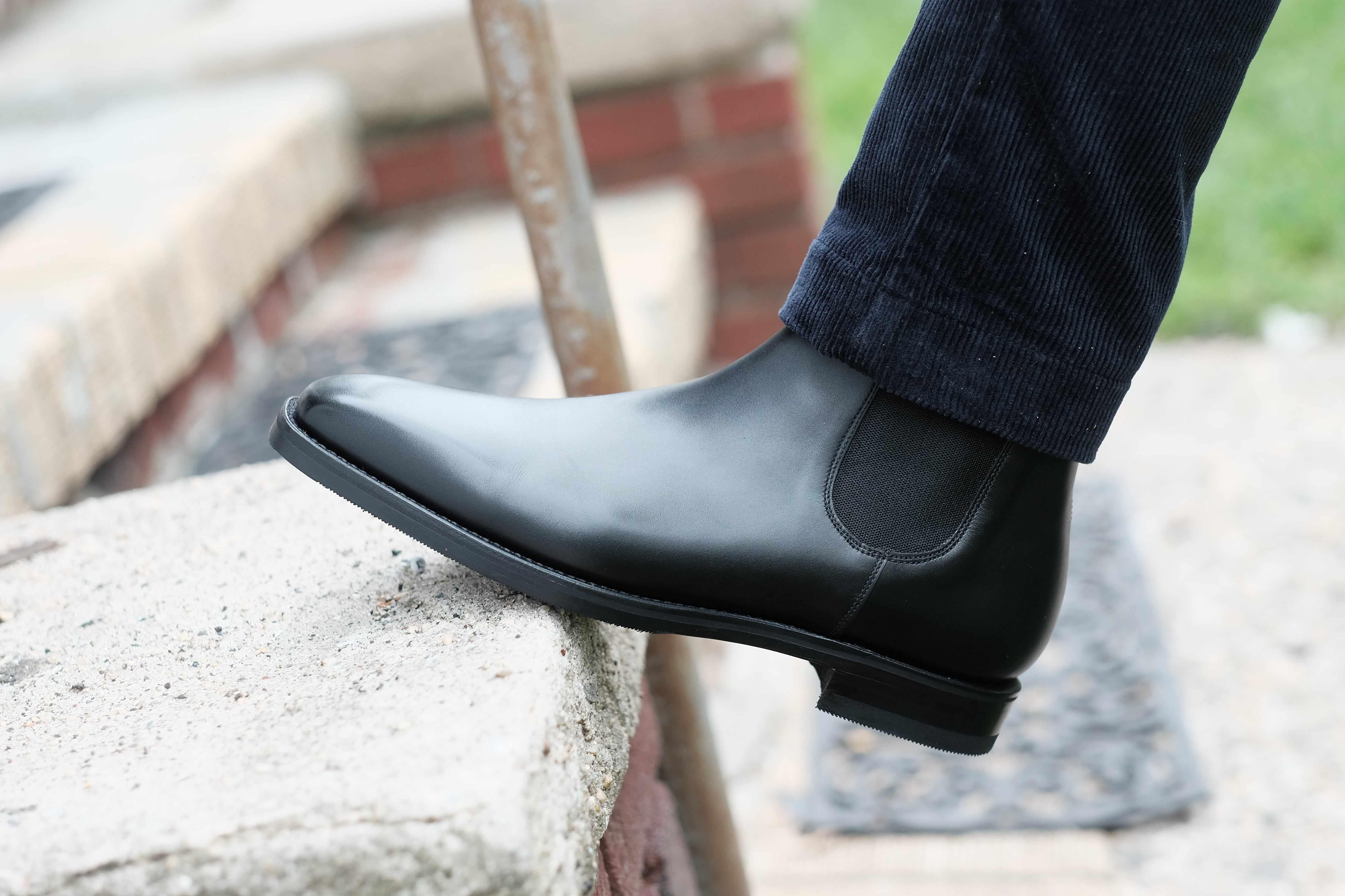 Alder - Black Calf-Chelsea Boots-J.FitzPatrick Footwear
