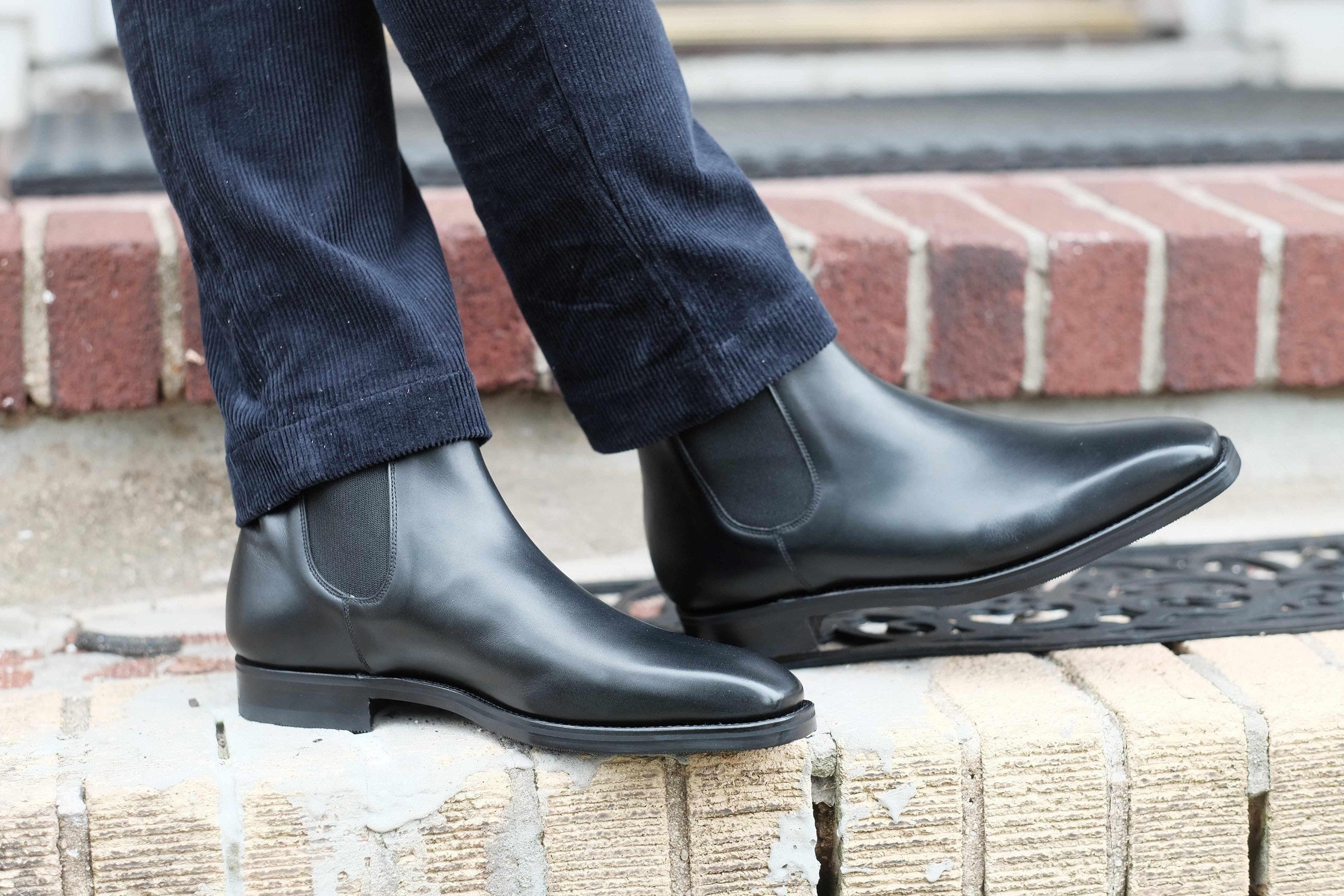 Alder - Black Calf-Chelsea Boots-J.FitzPatrick Footwear