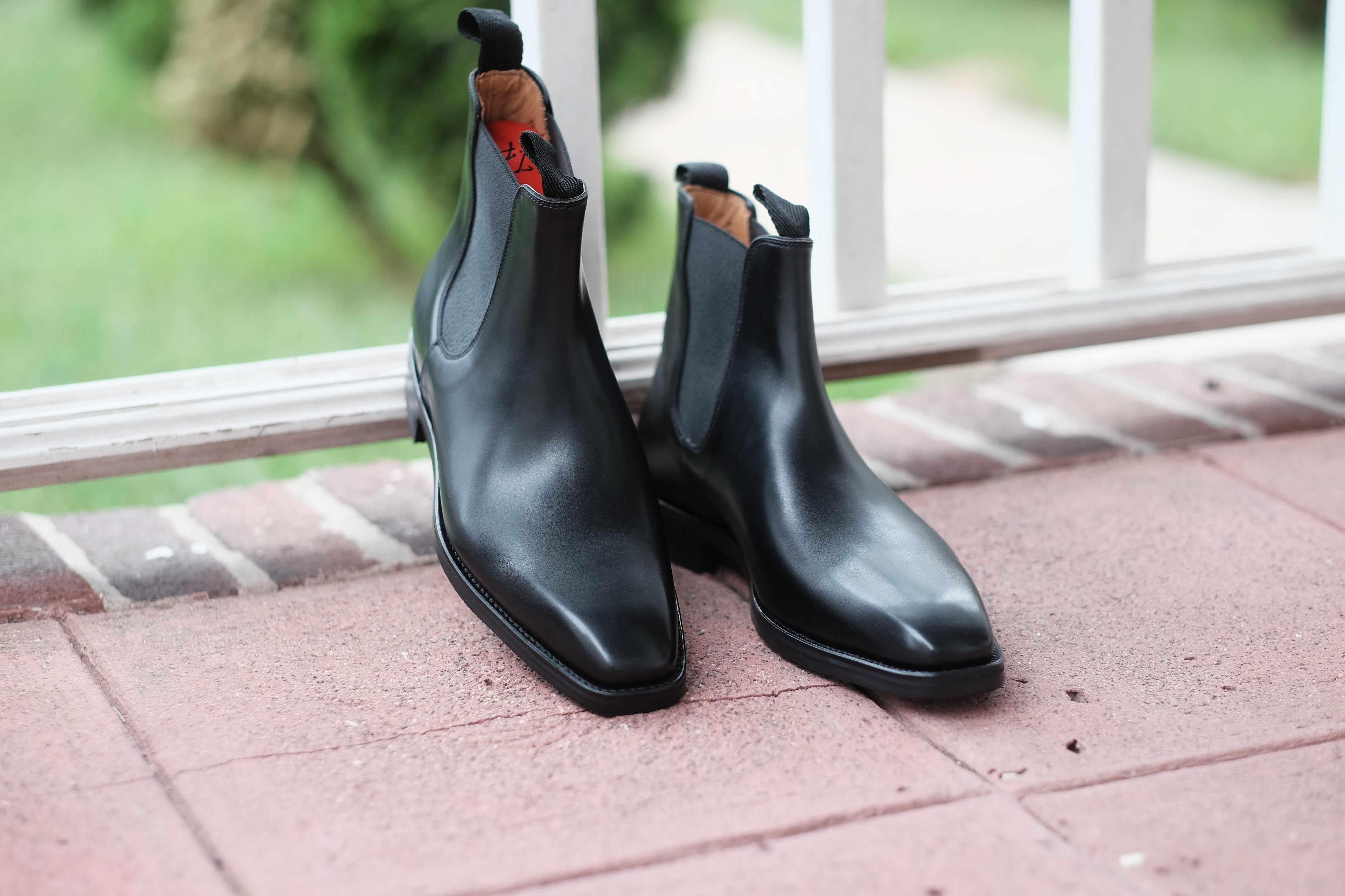 Alder - Black Calf-Chelsea Boots-J.FitzPatrick Footwear