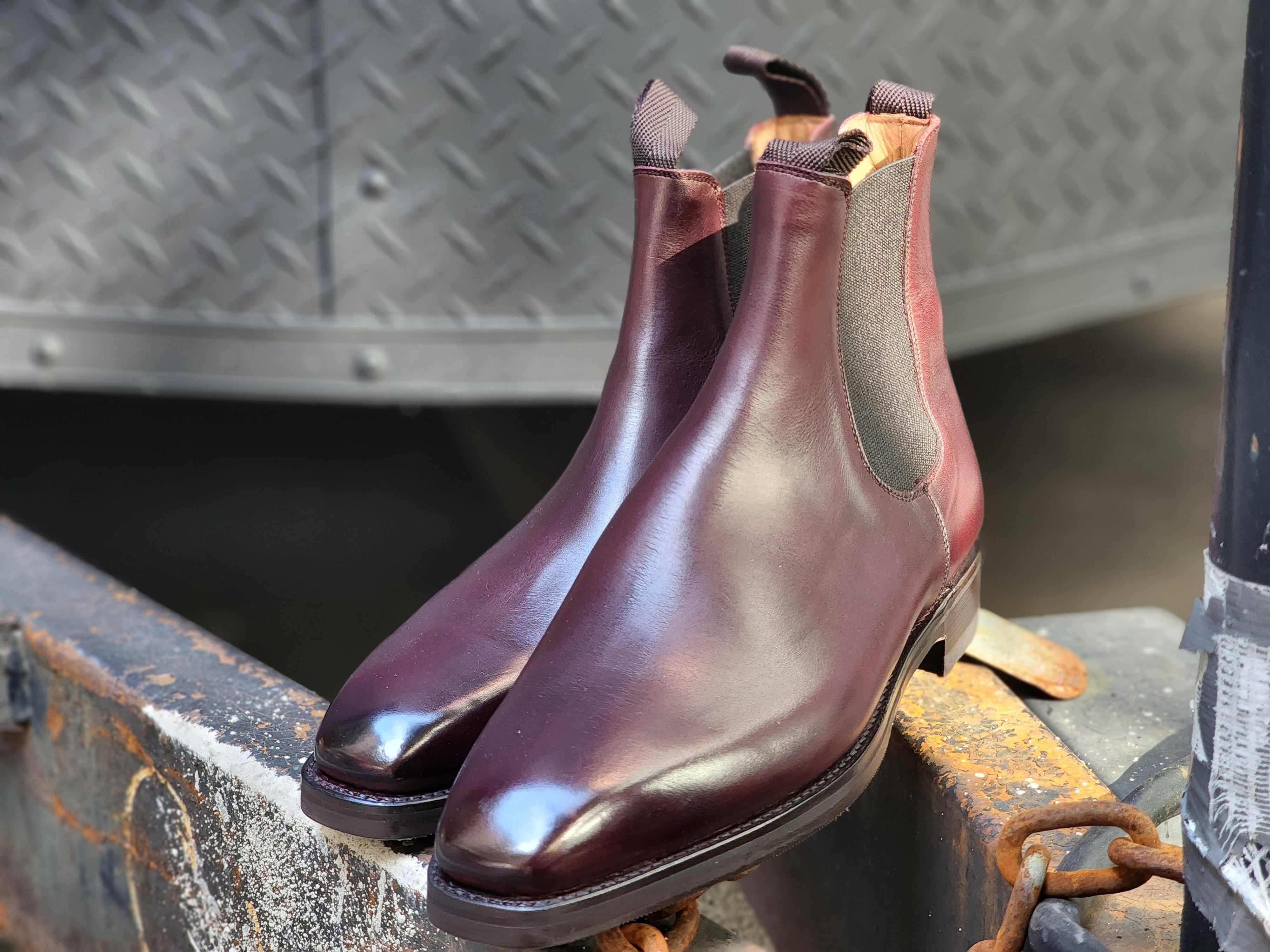 Alder - Sangria Calf-Chelsea Boots-J.FitzPatrick Footwear