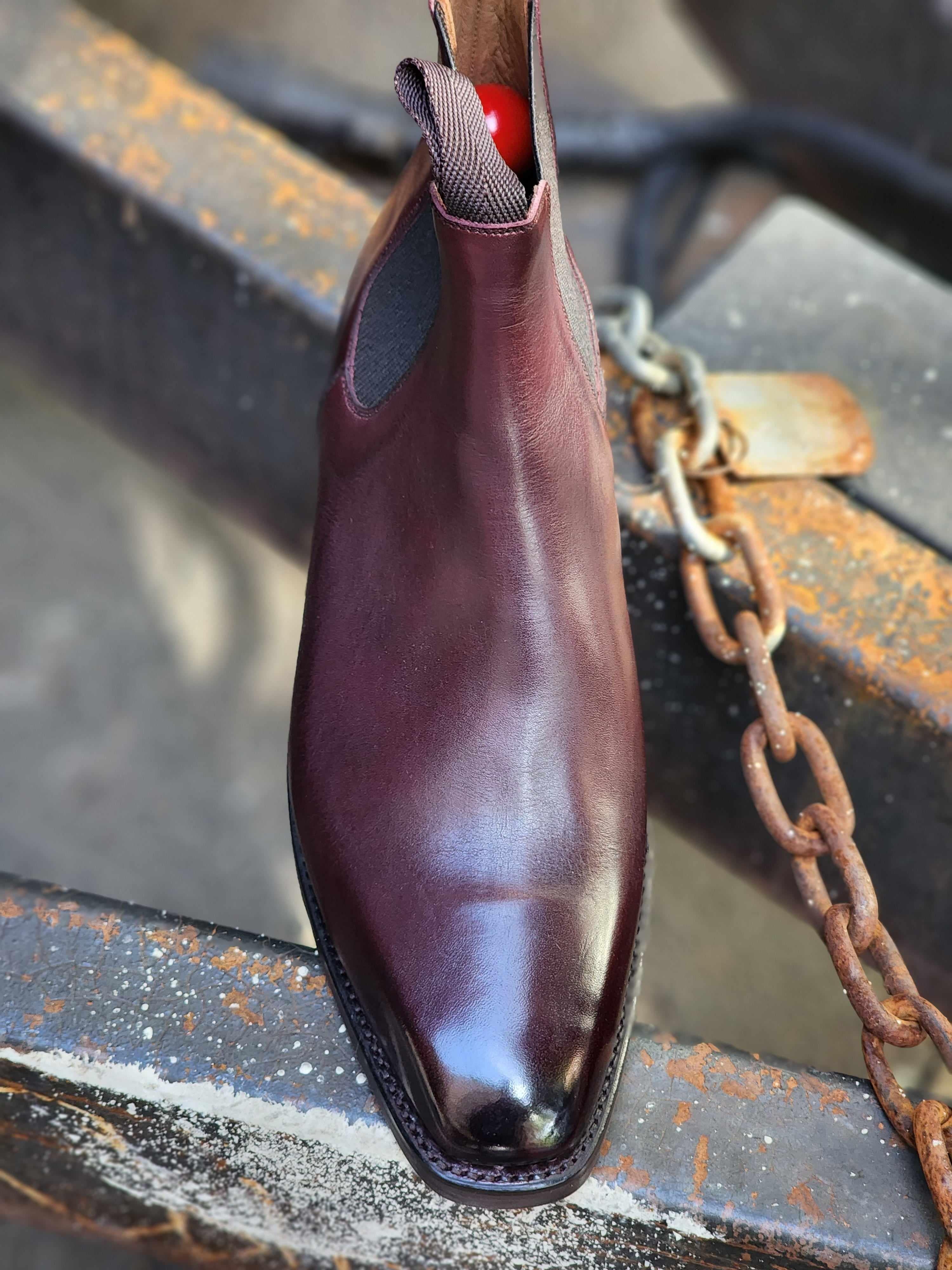 Alder - Sangria Calf-Chelsea Boots-J.FitzPatrick Footwear