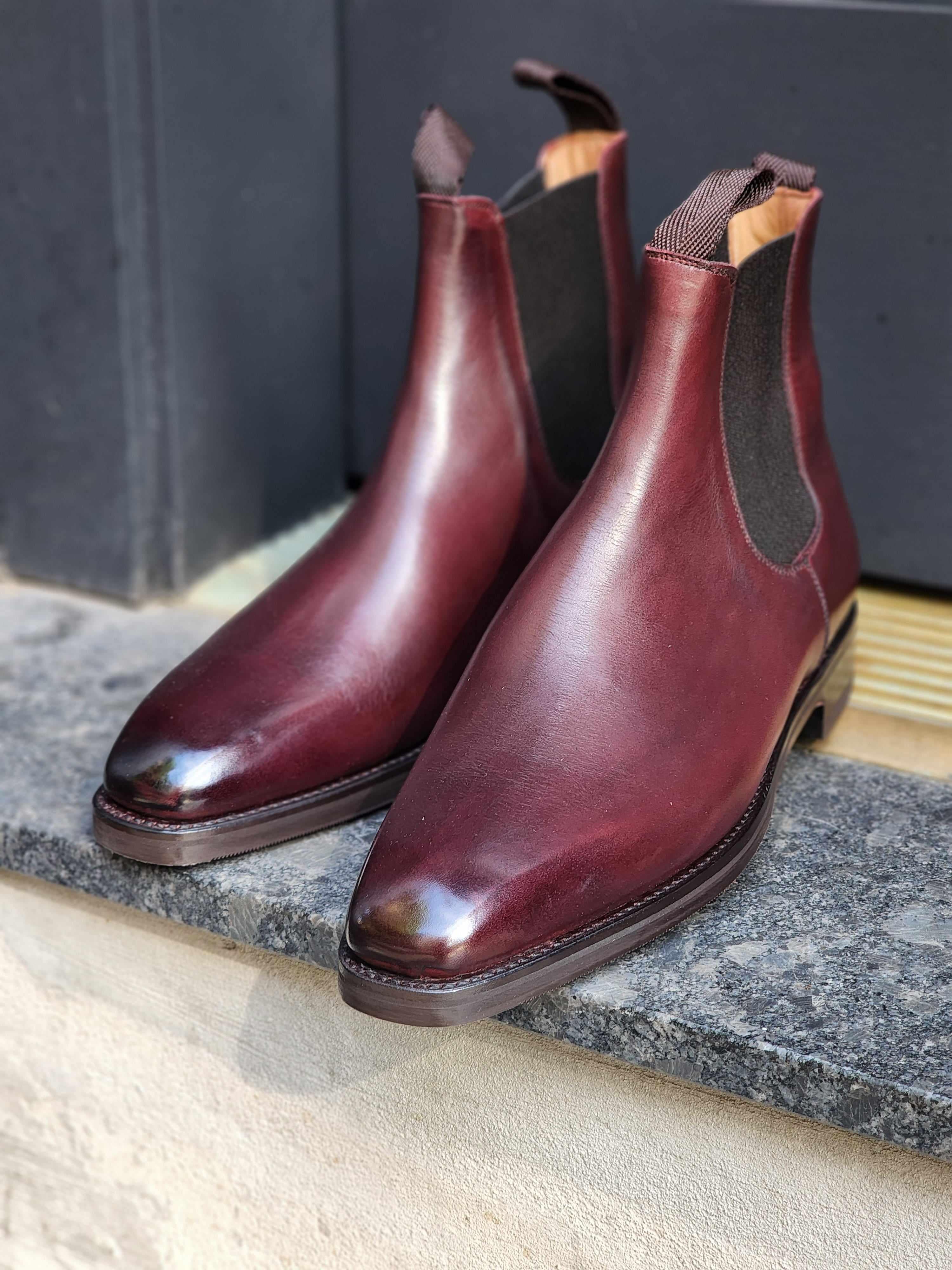 Alder - Sangria Calf-Chelsea Boots-J.FitzPatrick Footwear