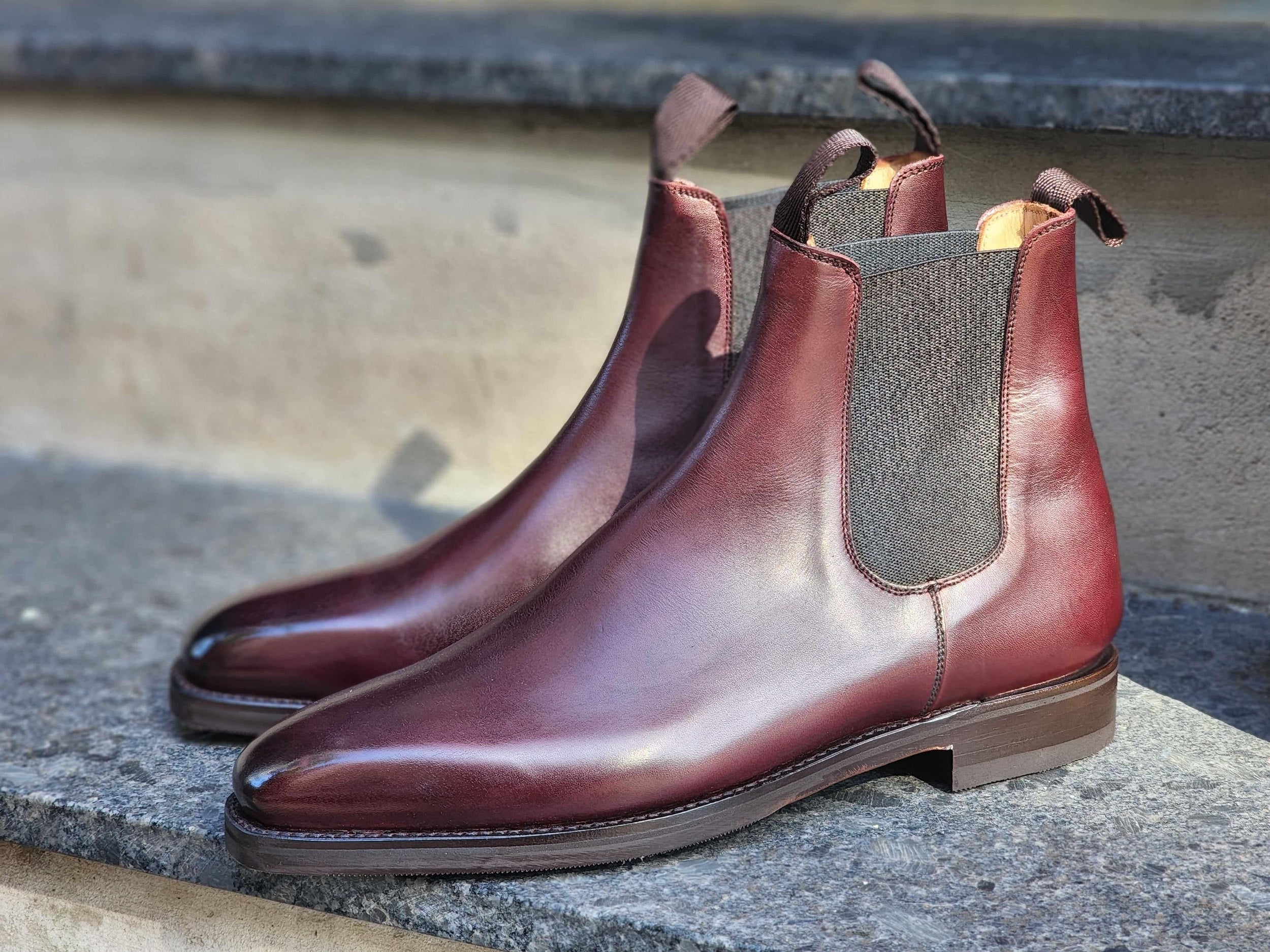 Alder - Sangria Calf-Chelsea Boots-J.FitzPatrick Footwear
