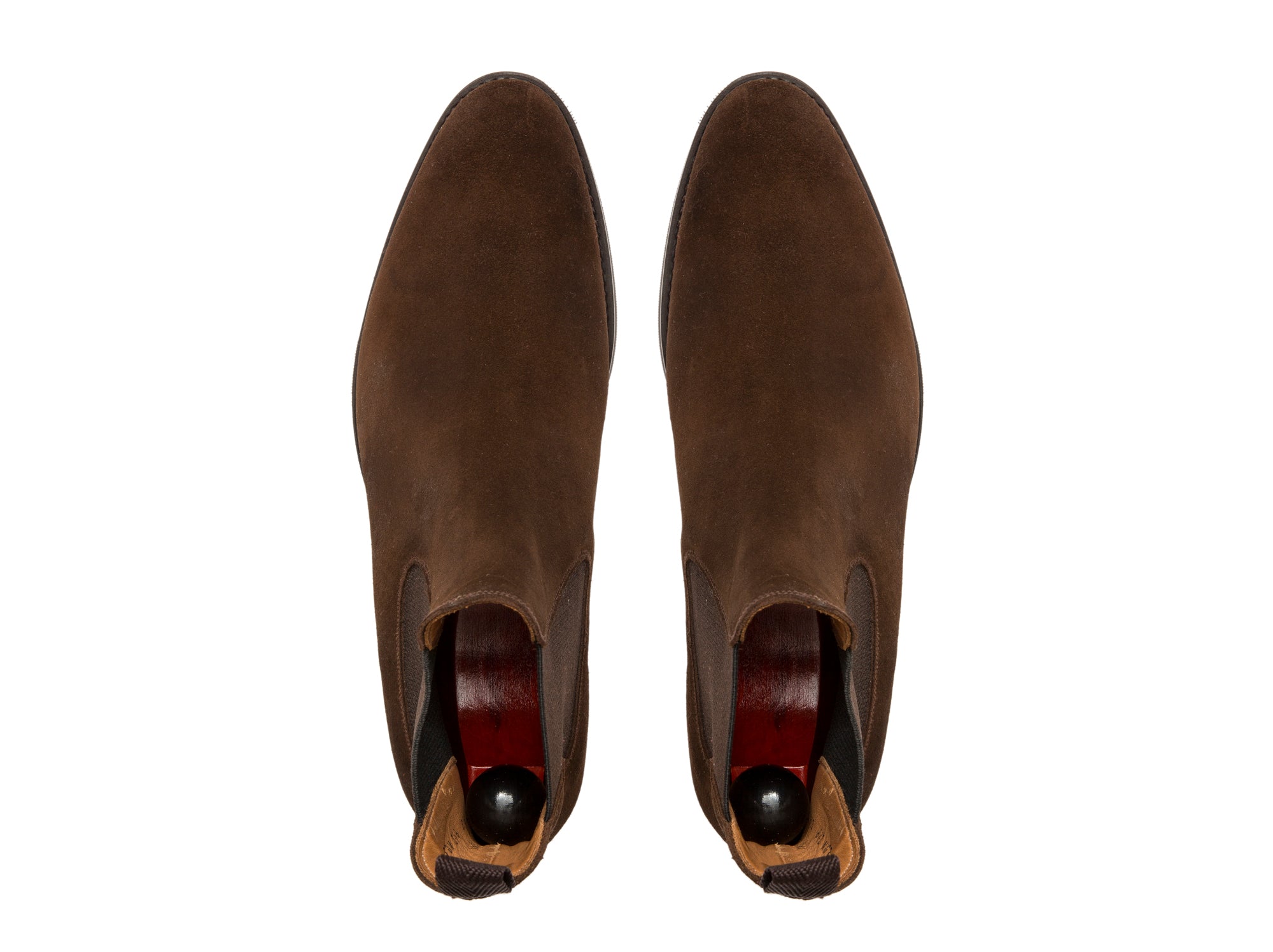 Alki - MTO - Dark Brown Suede - NGT Last - Double City Rubber Sole-Made To Order Chelsea Boots-J.FitzPatrick Footwear