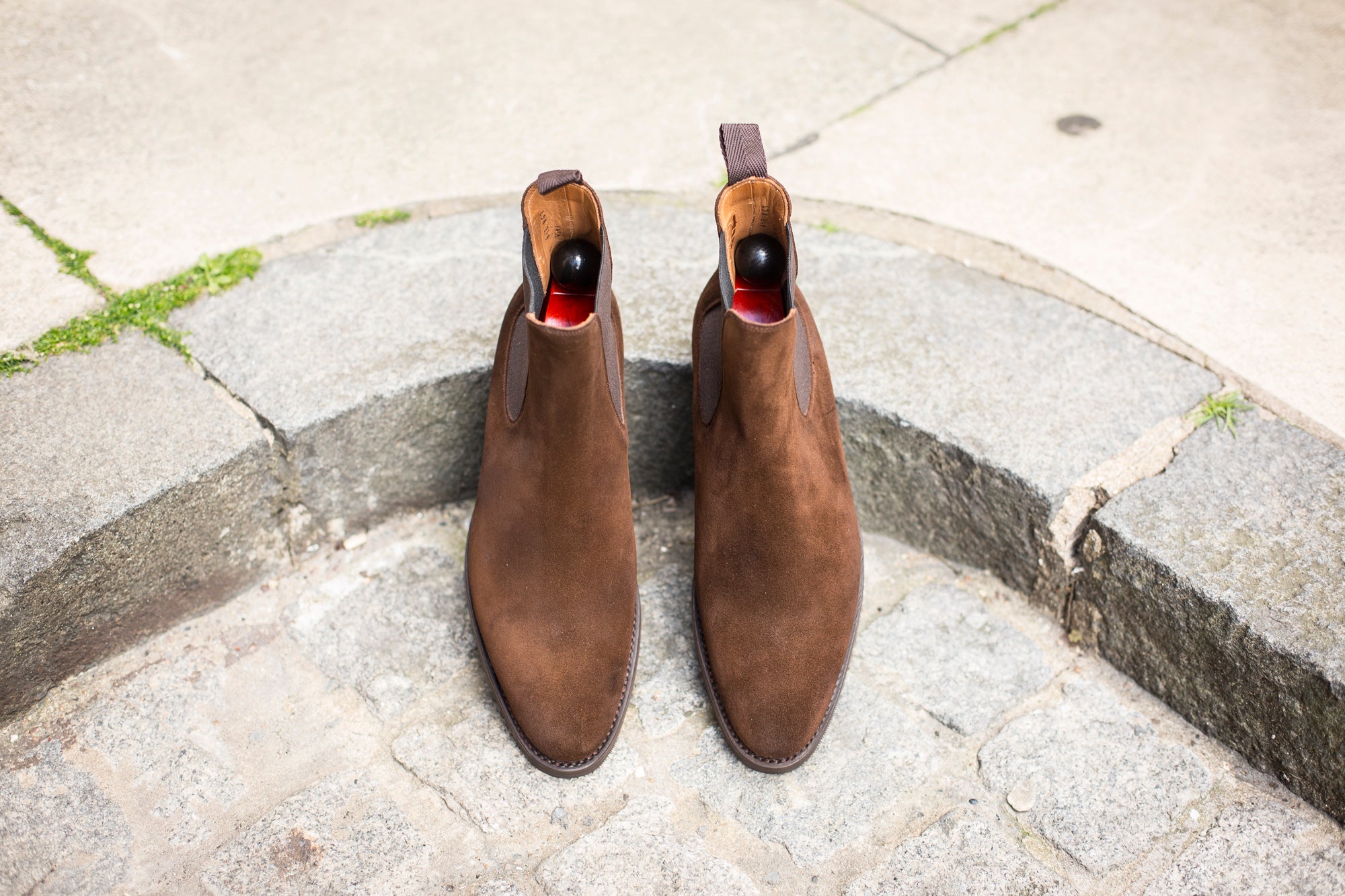 Alki - MTO - Dark Brown Suede - NGT Last - Double City Rubber Sole-Made To Order Chelsea Boots-J.FitzPatrick Footwear