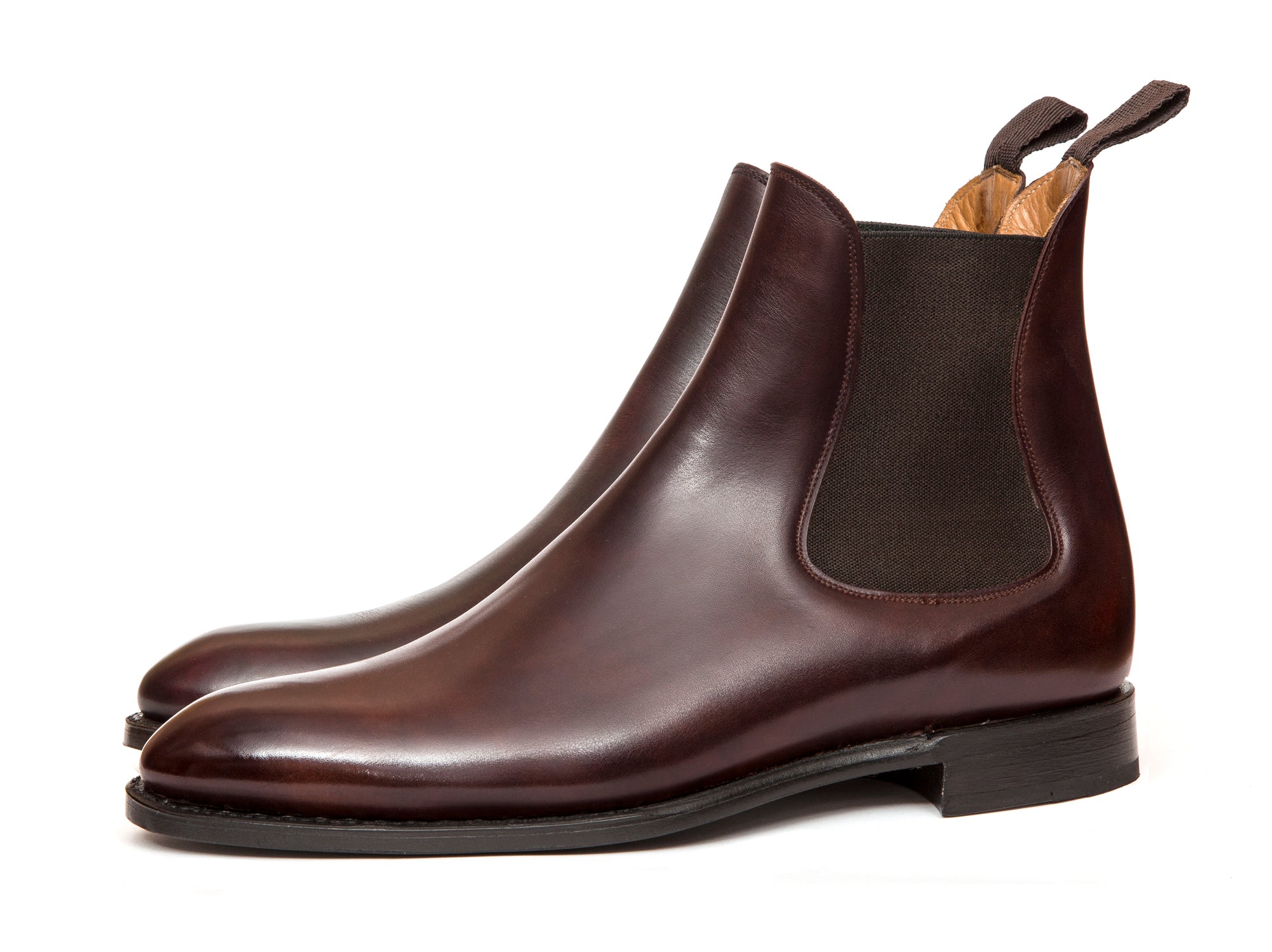 Alki - MTO - Plum Museum Calf - NGT Last - Single Leather Sole-Made To Order Chelsea Boots-J.FitzPatrick Footwear