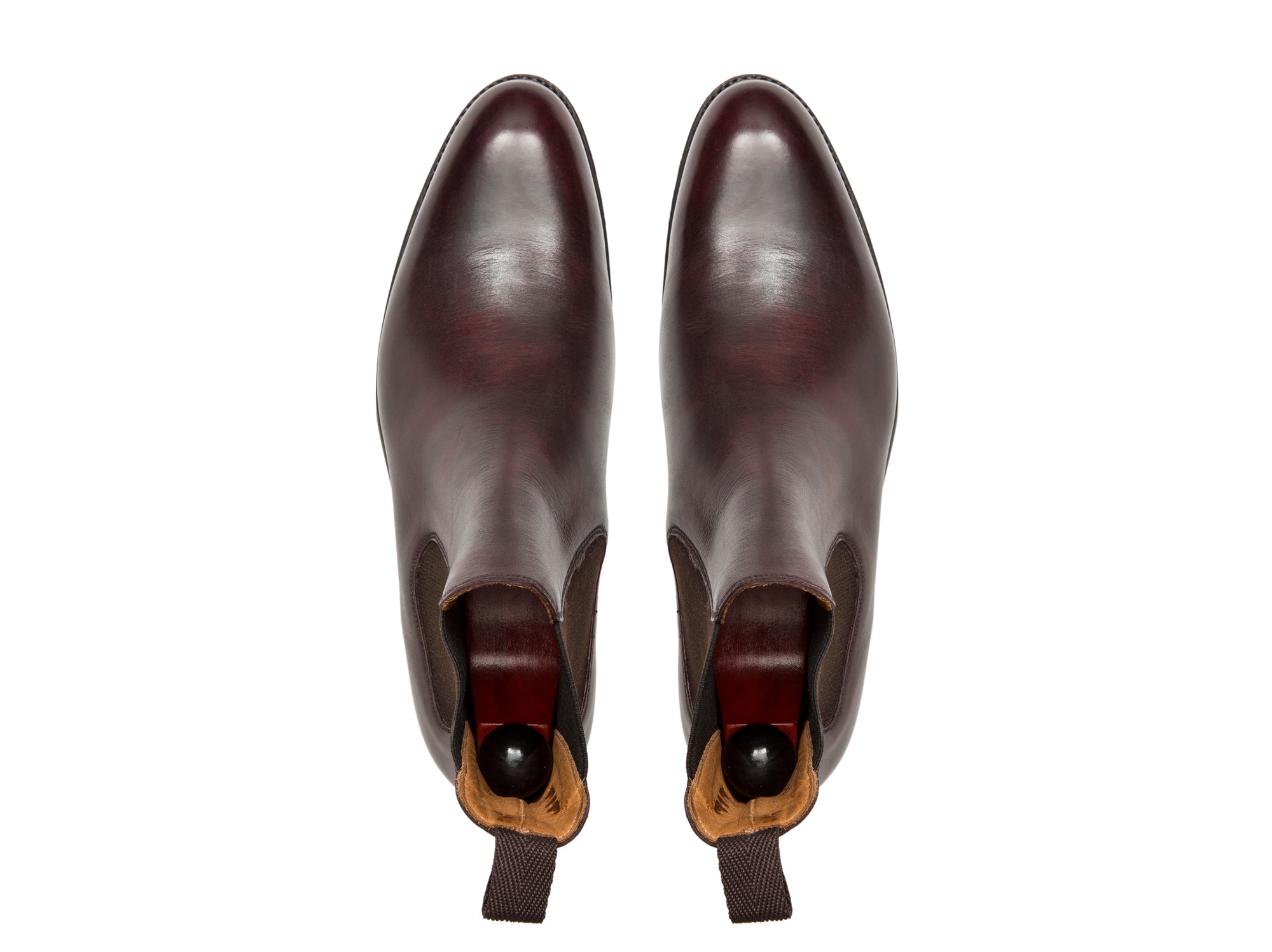 Alki - MTO - Plum Museum Calf - NGT Last - Single Leather Sole-Made To Order Chelsea Boots-J.FitzPatrick Footwear
