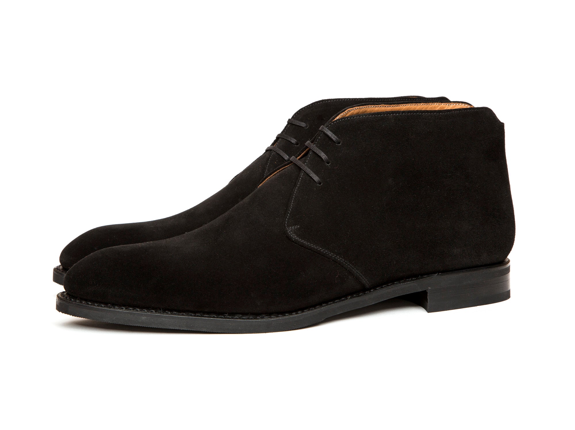 Ballard - MTO - Black Suede - NGT Last - Single Leather Sole-Made To Order Chukka Boots-J.FitzPatrick Footwear