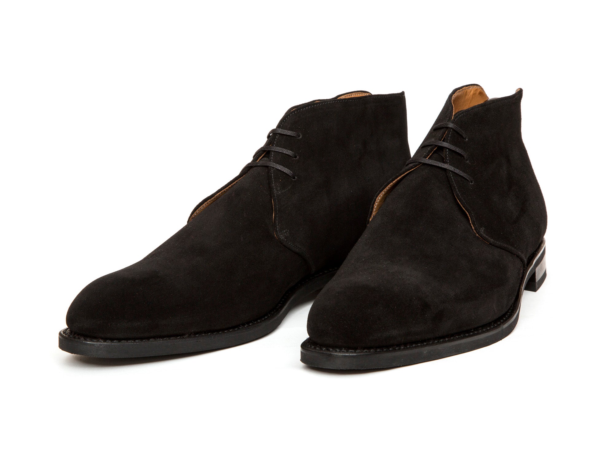 Ballard - MTO - Black Suede - NGT Last - Single Leather Sole-Made To Order Chukka Boots-J.FitzPatrick Footwear