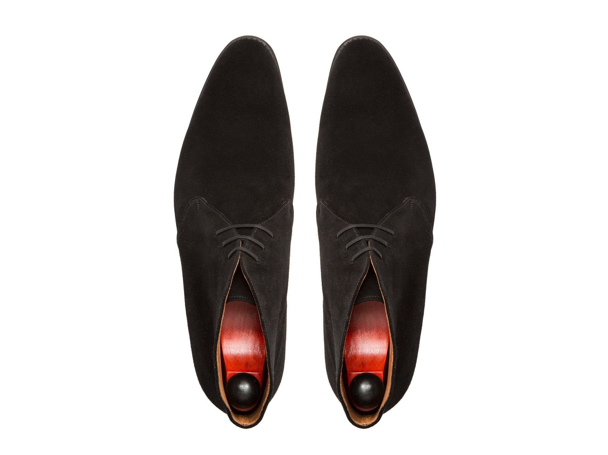Ballard - MTO - Black Suede - NGT Last - Single Leather Sole-Made To Order Chukka Boots-J.FitzPatrick Footwear