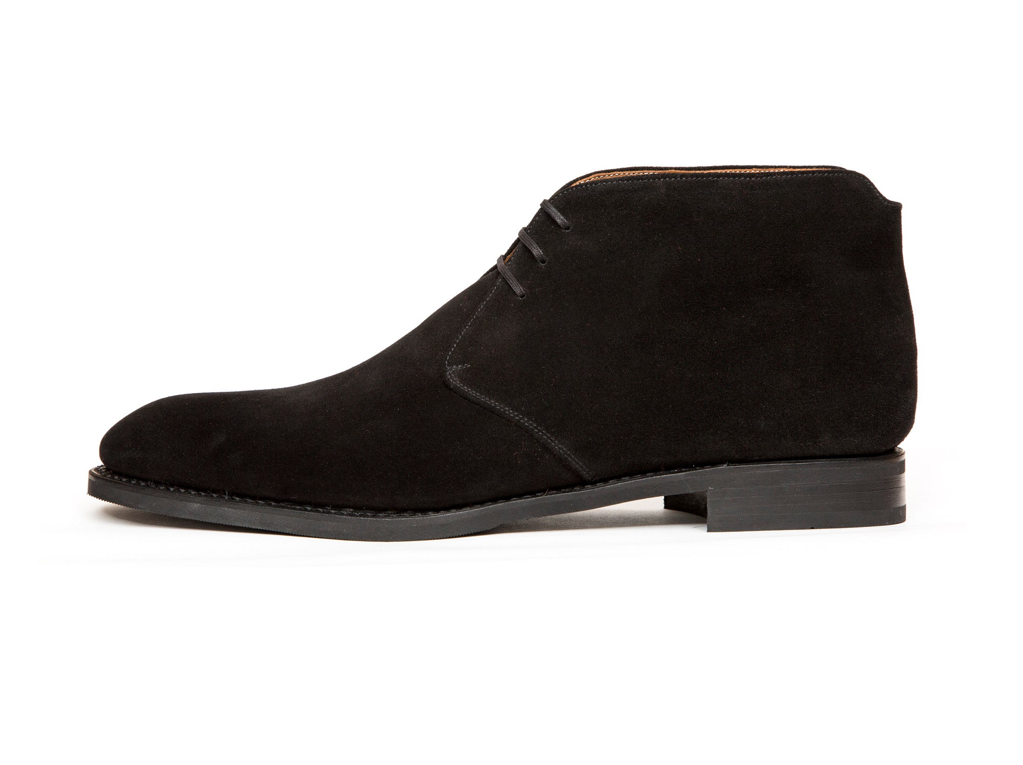 Ballard - MTO - Black Suede - NGT Last - Single Leather Sole-Made To Order Chukka Boots-J.FitzPatrick Footwear