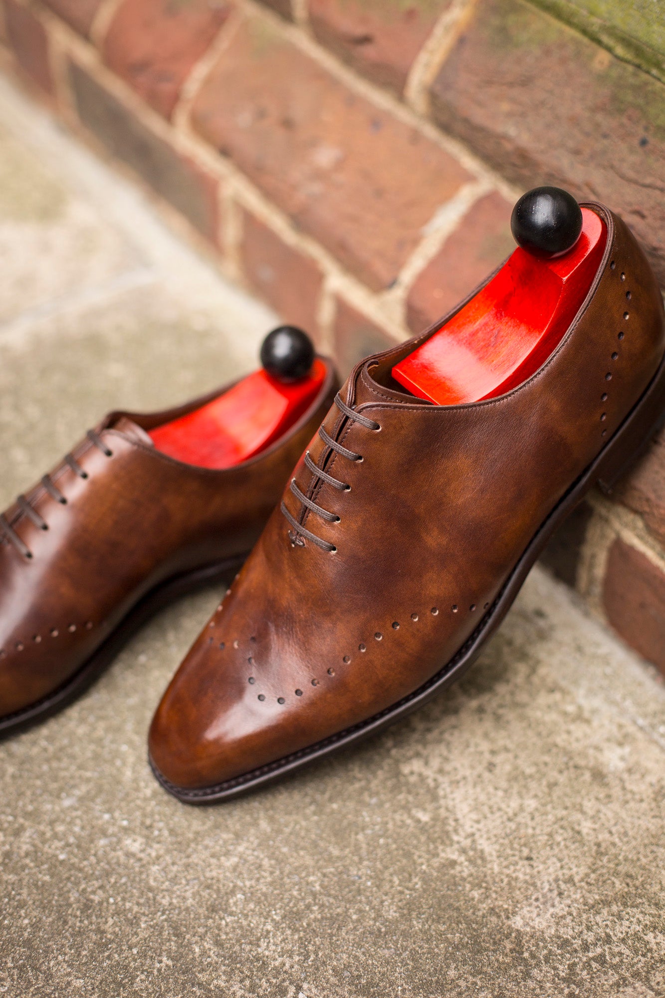 Bellingham - MTO - Copper Museum Calf - LPB Last - Single Leather Sole-Made To Order Wholecut Wingtip Oxfords-J.FitzPatrick Footwear