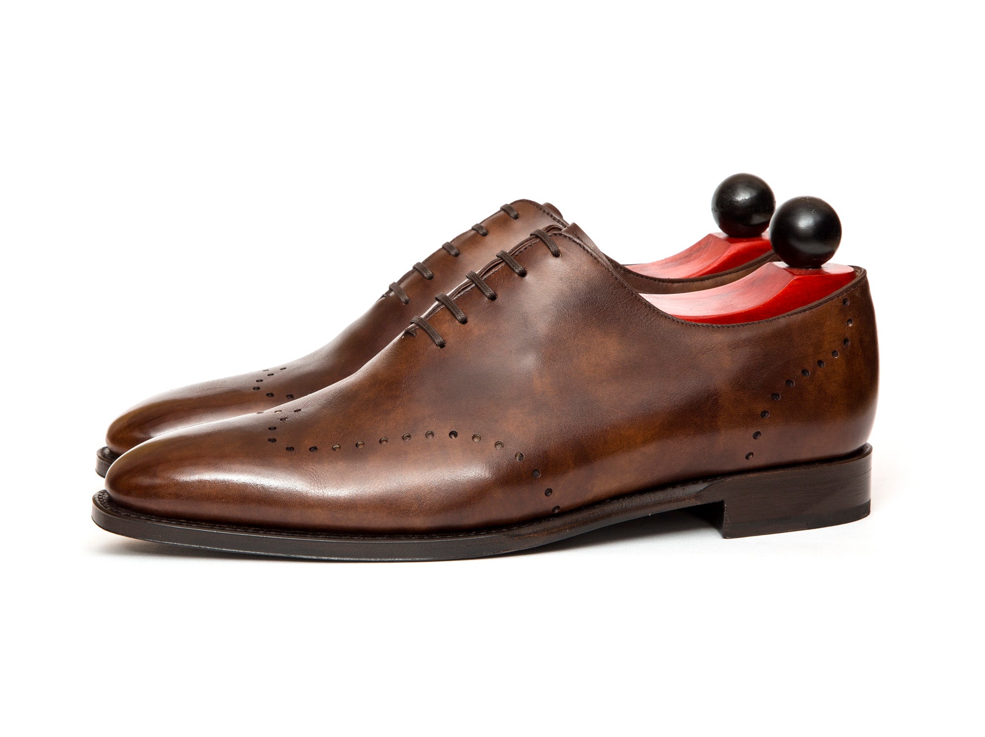 Bellingham - MTO - Copper Museum Calf - LPB Last - Single Leather Sole-Made To Order Wholecut Wingtip Oxfords-J.FitzPatrick Footwear
