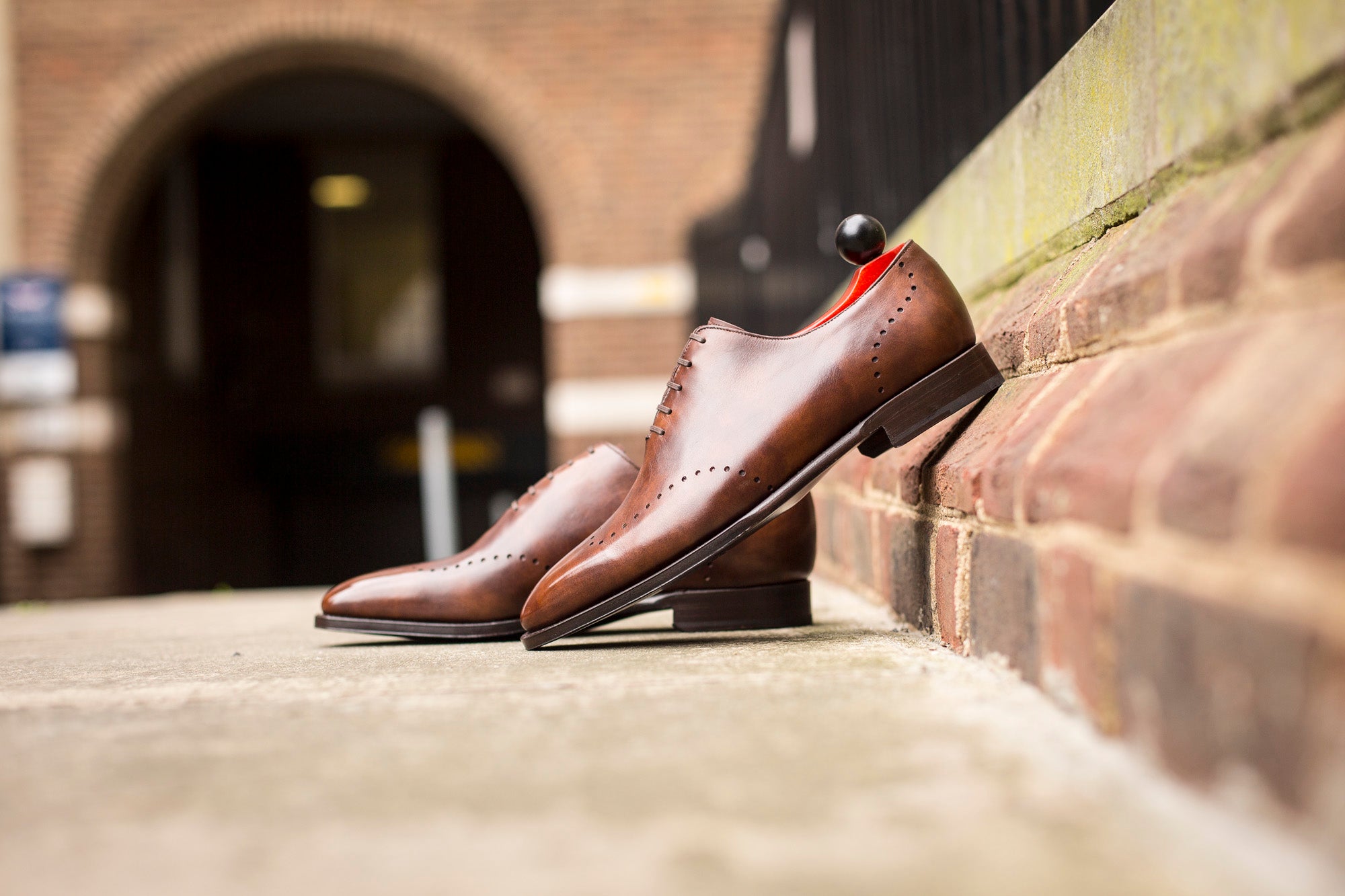 Bellingham - MTO - Copper Museum Calf - LPB Last - Single Leather Sole-Made To Order Wholecut Wingtip Oxfords-J.FitzPatrick Footwear