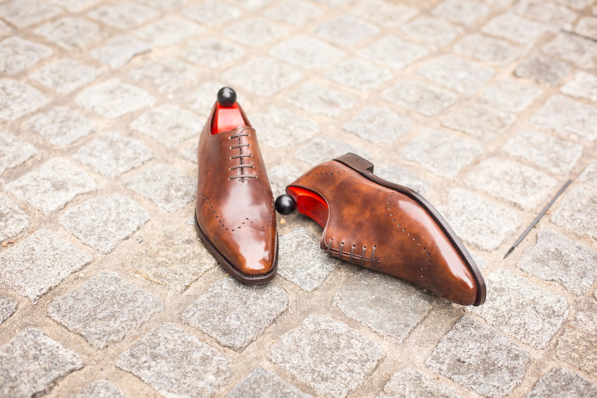 Bellingham - MTO - Copper Museum Calf - LPB Last - Single Leather Sole-Made To Order Wholecut Wingtip Oxfords-J.FitzPatrick Footwear
