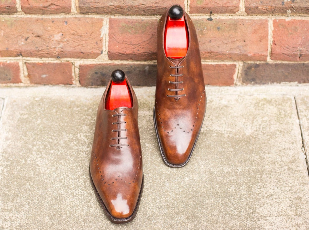 Bellingham - MTO - Copper Museum Calf - LPB Last - Single Leather Sole-Made To Order Wholecut Wingtip Oxfords-J.FitzPatrick Footwear